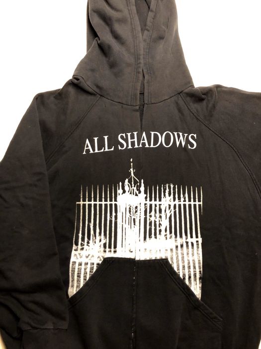 Raf Simons All Shadows AW oversized hooded sweatshirt | Grailed