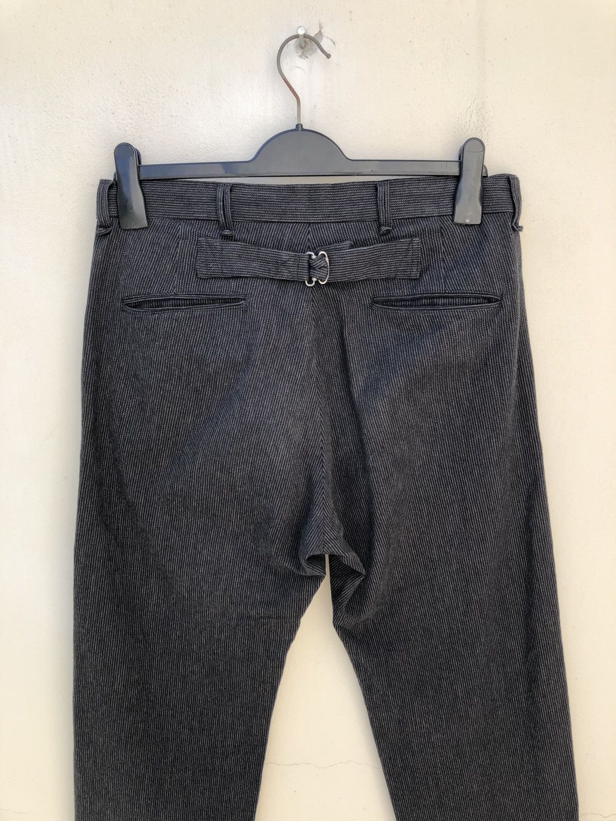 Vintage Analog Lighting Japan Buckle Back Pinstripes Trouser Pant Size US 30 / EU 46 - 8 Thumbnail