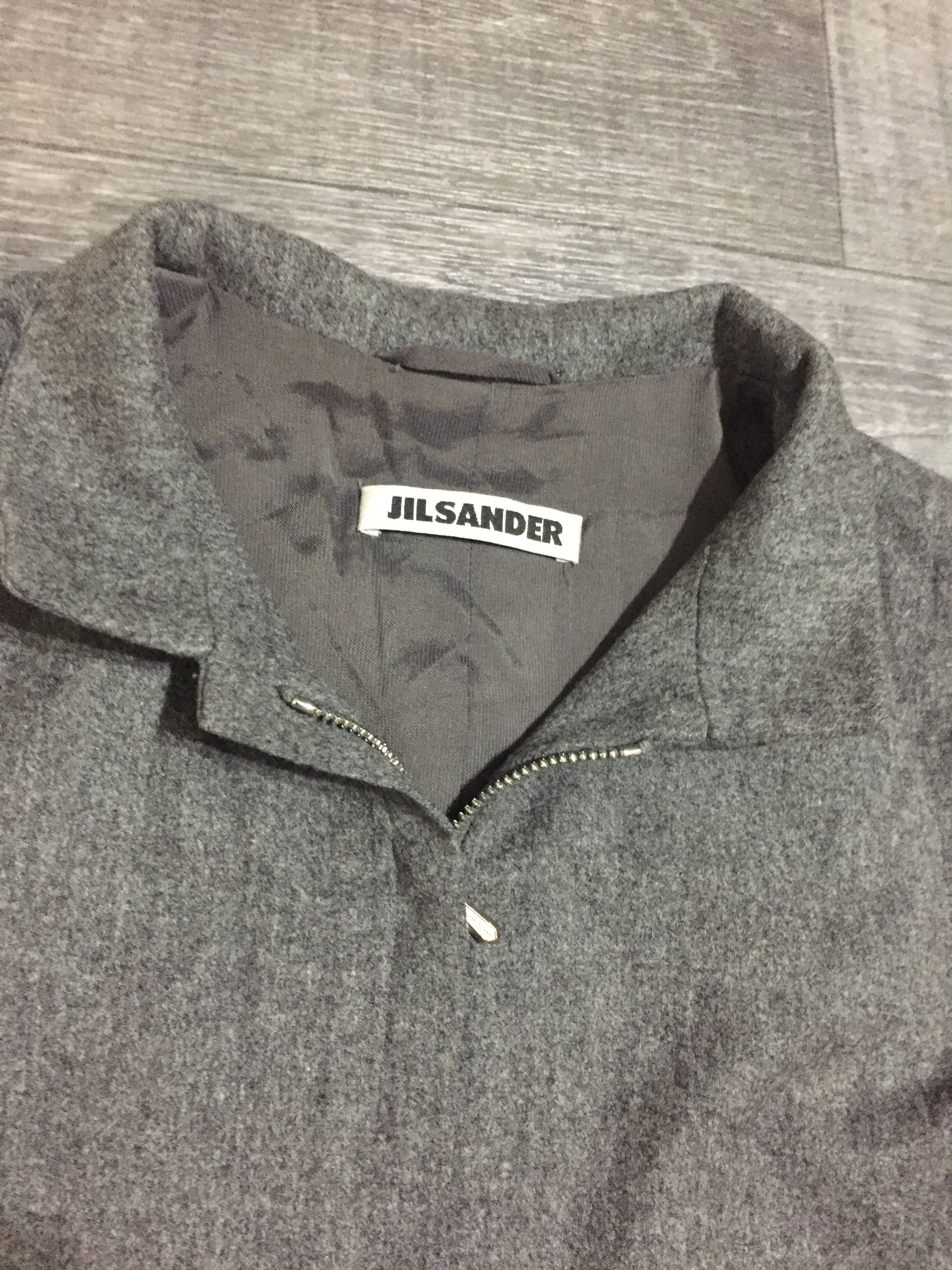 Jil Sander Women's Jil Sander Wool Trench Coat Light Jacket Blazer Size XS / US 0-2 / IT 36-38 - 6 Thumbnail