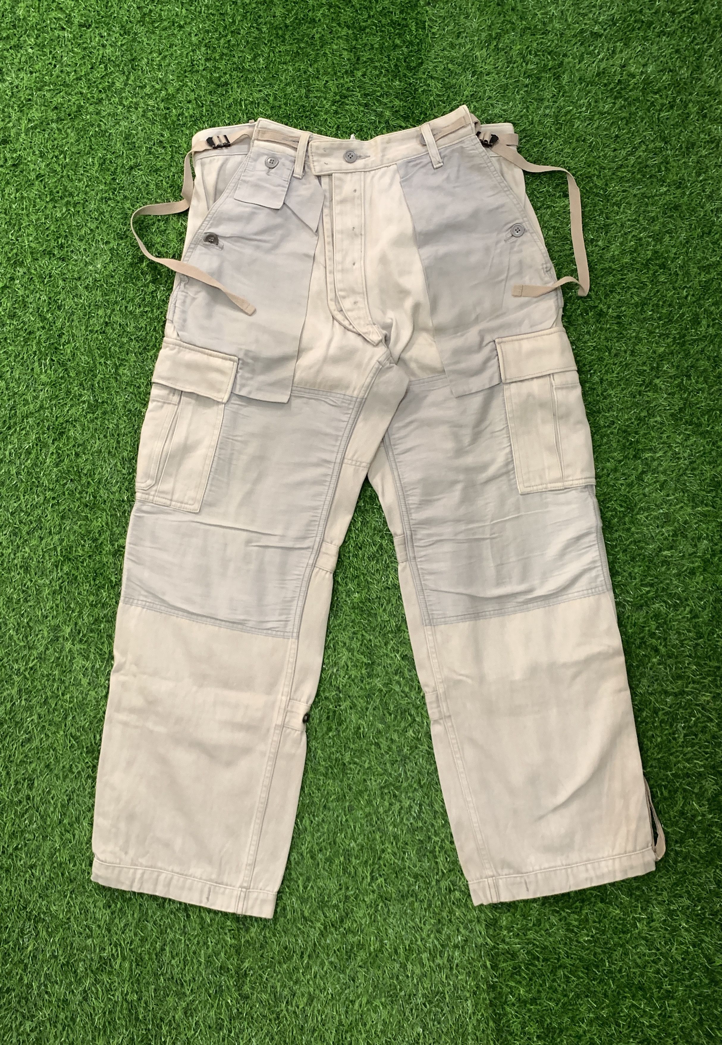 Pre-owned Miharayasuhiro Reconstructed Cargo Bondage Pants In Multi