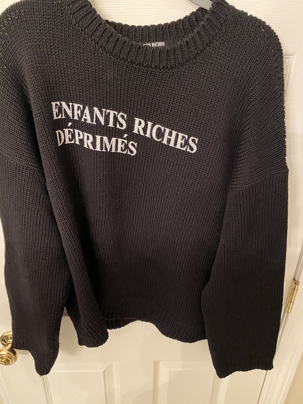 Enfants Riches Deprimes Classic Logo Knit Sweater | Grailed