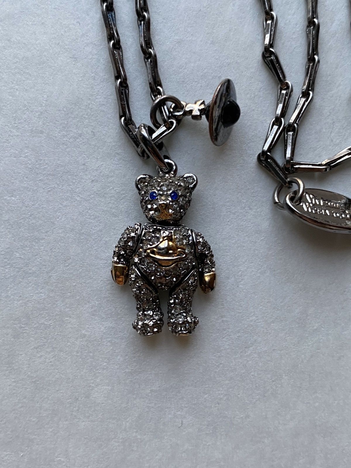 Vivienne westwood teddy bear necklace sales