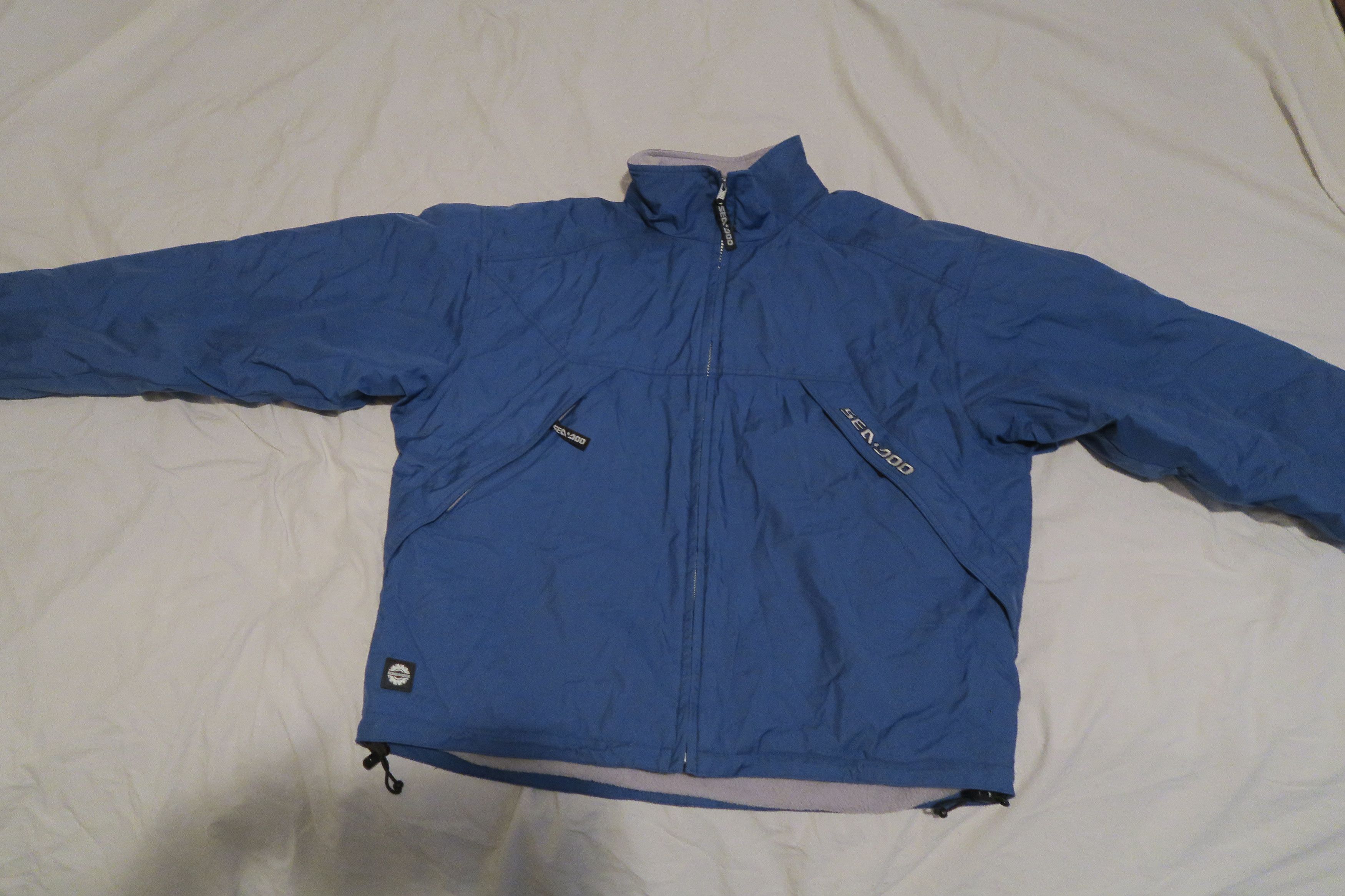 Vintage VTG Sea-Doo Athletics Bombardier Zip Jacket Waterproof | Grailed