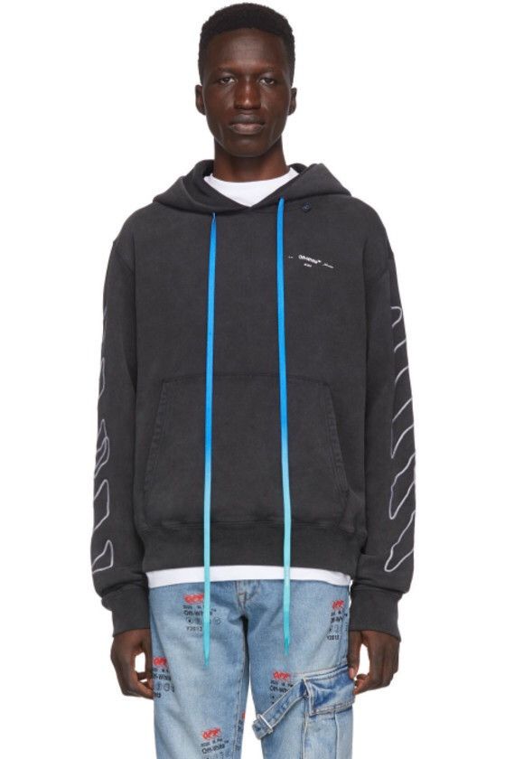 Off white hoodie “abstract arrows” 2020 | guardline.kz