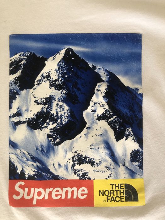 North face best sale supreme mountain tee