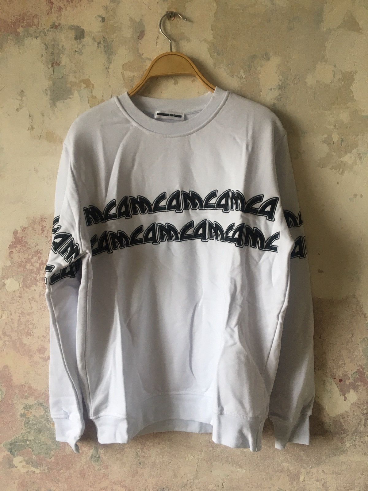 MCQ McQ scrolling logo sweatshirt | Grailed