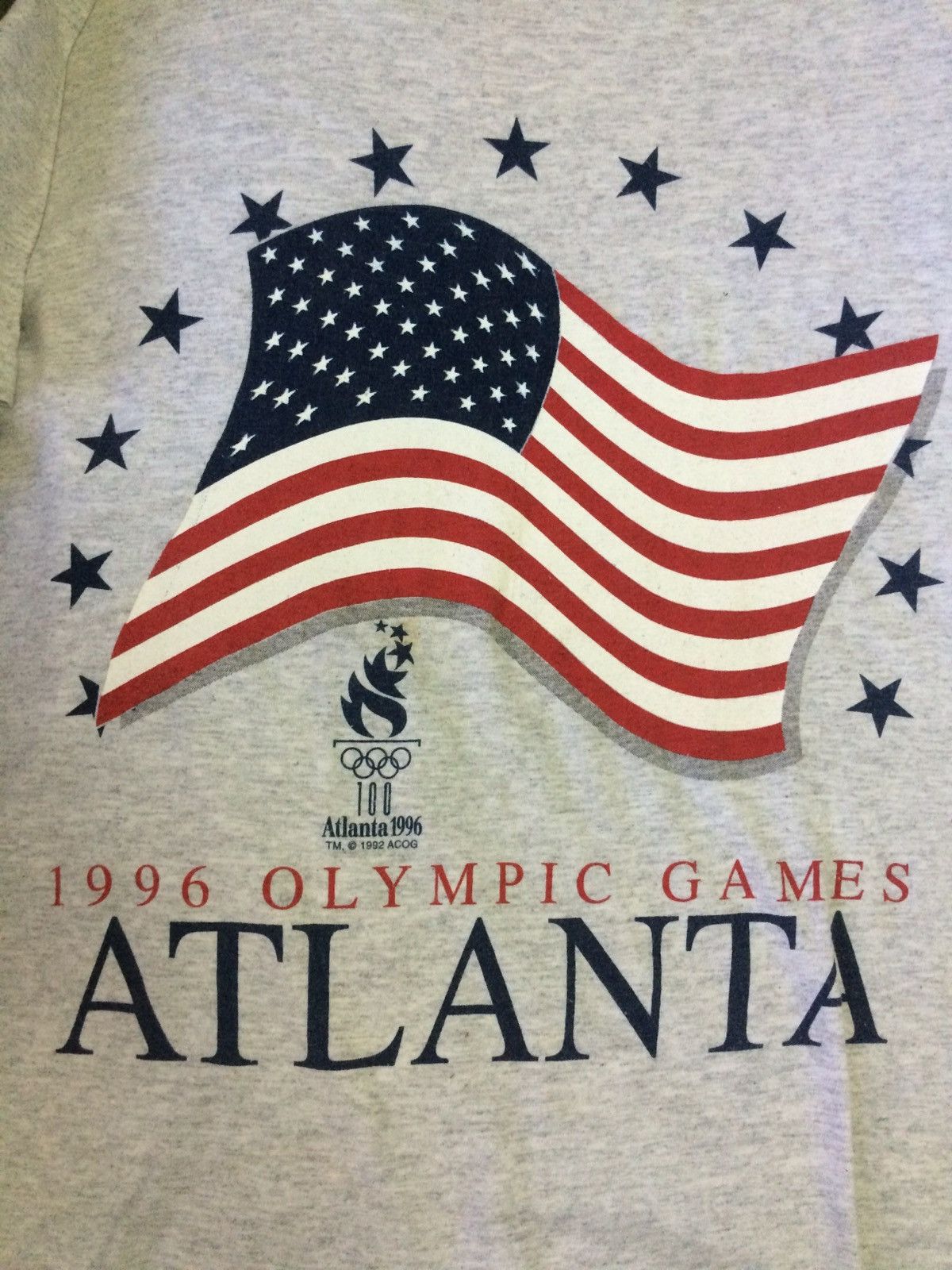 USA Olympics Vintage Atlanta 90’s Olympic Games design Tshirt Size US M / EU 48-50 / 2 - 6 Thumbnail