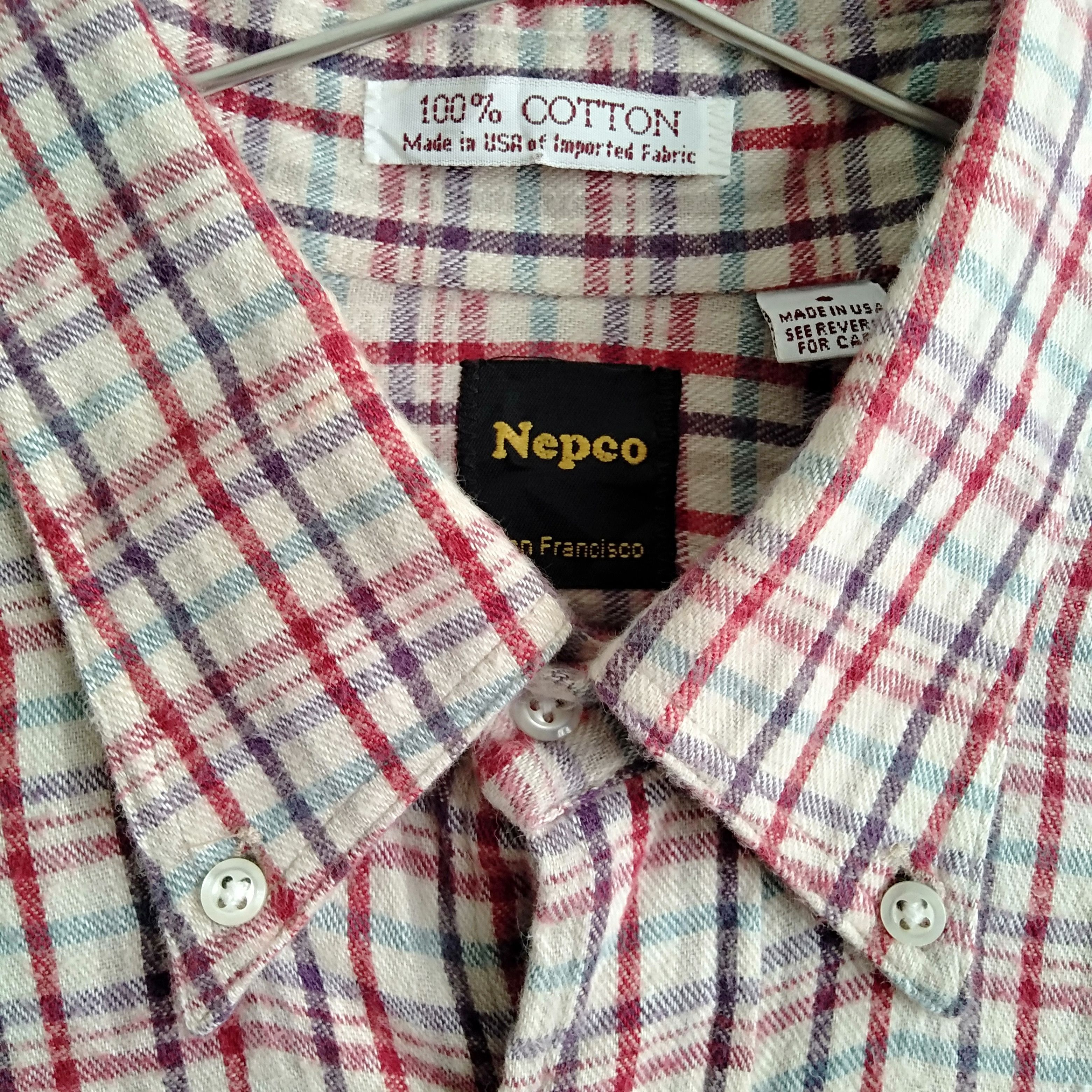 Other Vintage Nepco Flannel Single Pocket Shirts Size US M / EU 48-50 / 2 - 2 Thumbnail