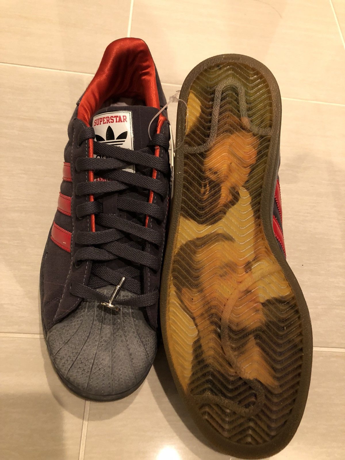 boezem Schrijf op Verwaand Adidas Superstar 1 Music Red Hot Chili Peppers | Grailed