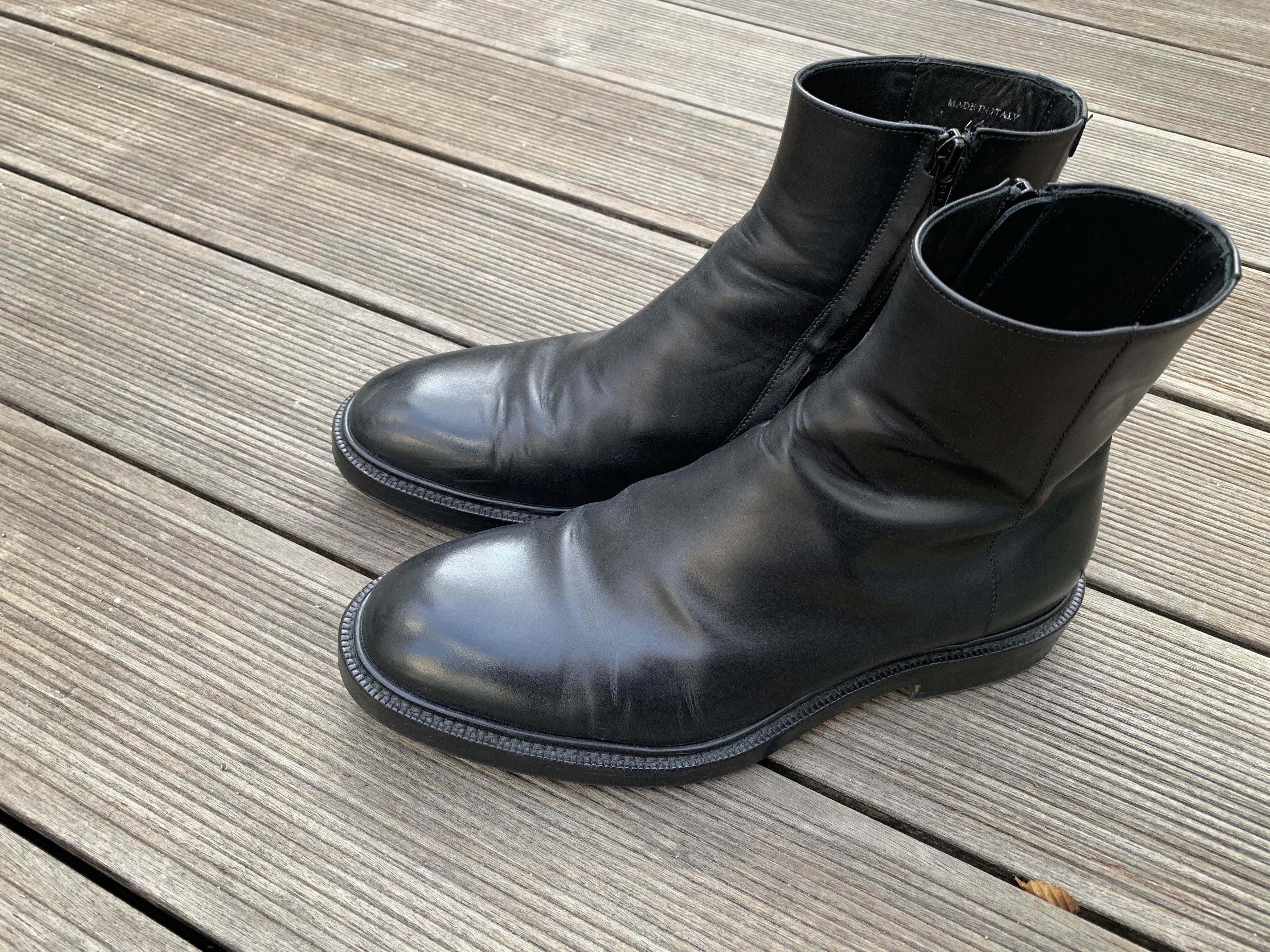 Maison Margiela Margiela side zip boots | Grailed