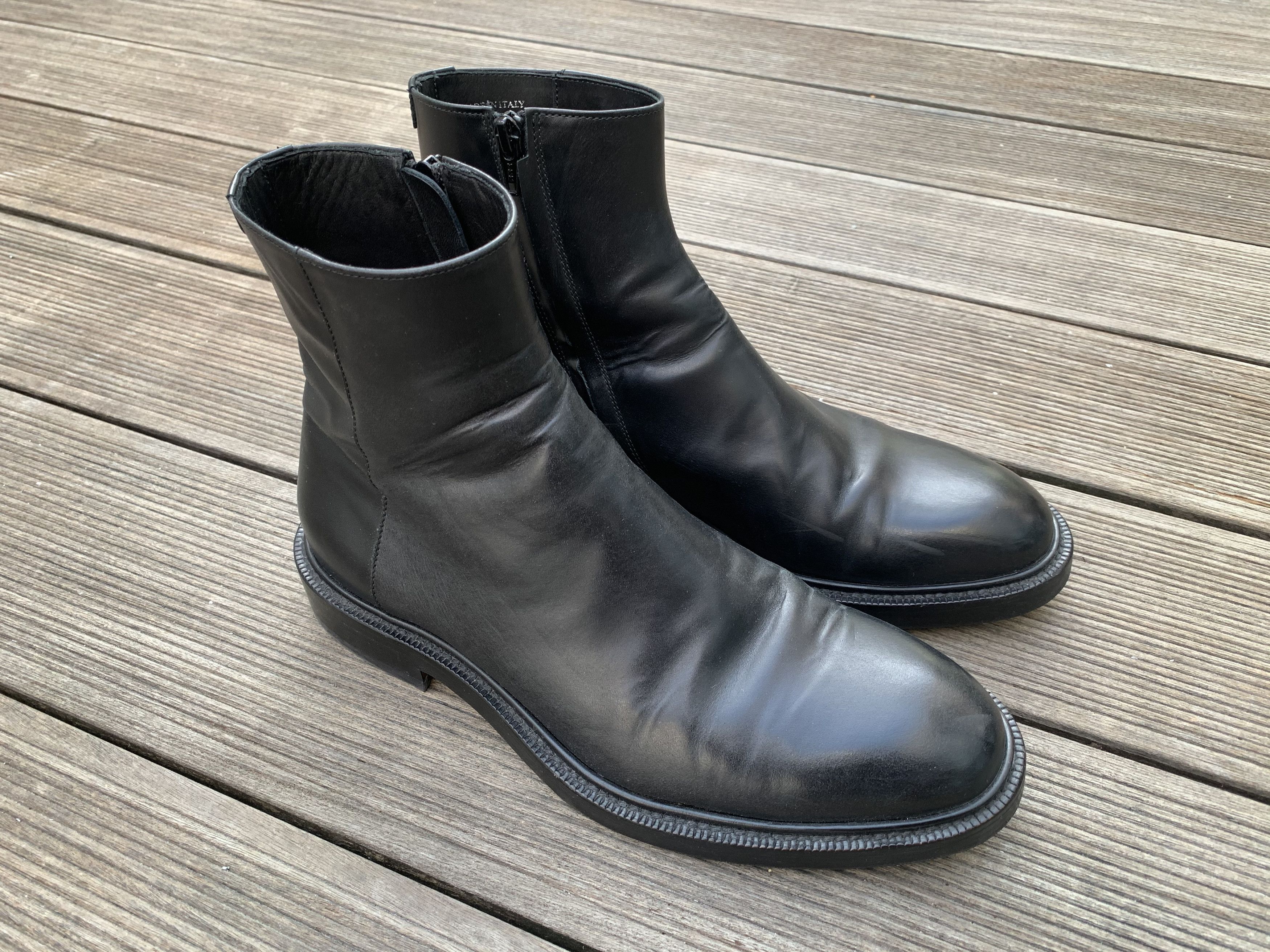 Maison Margiela Margiela side zip boots Grailed