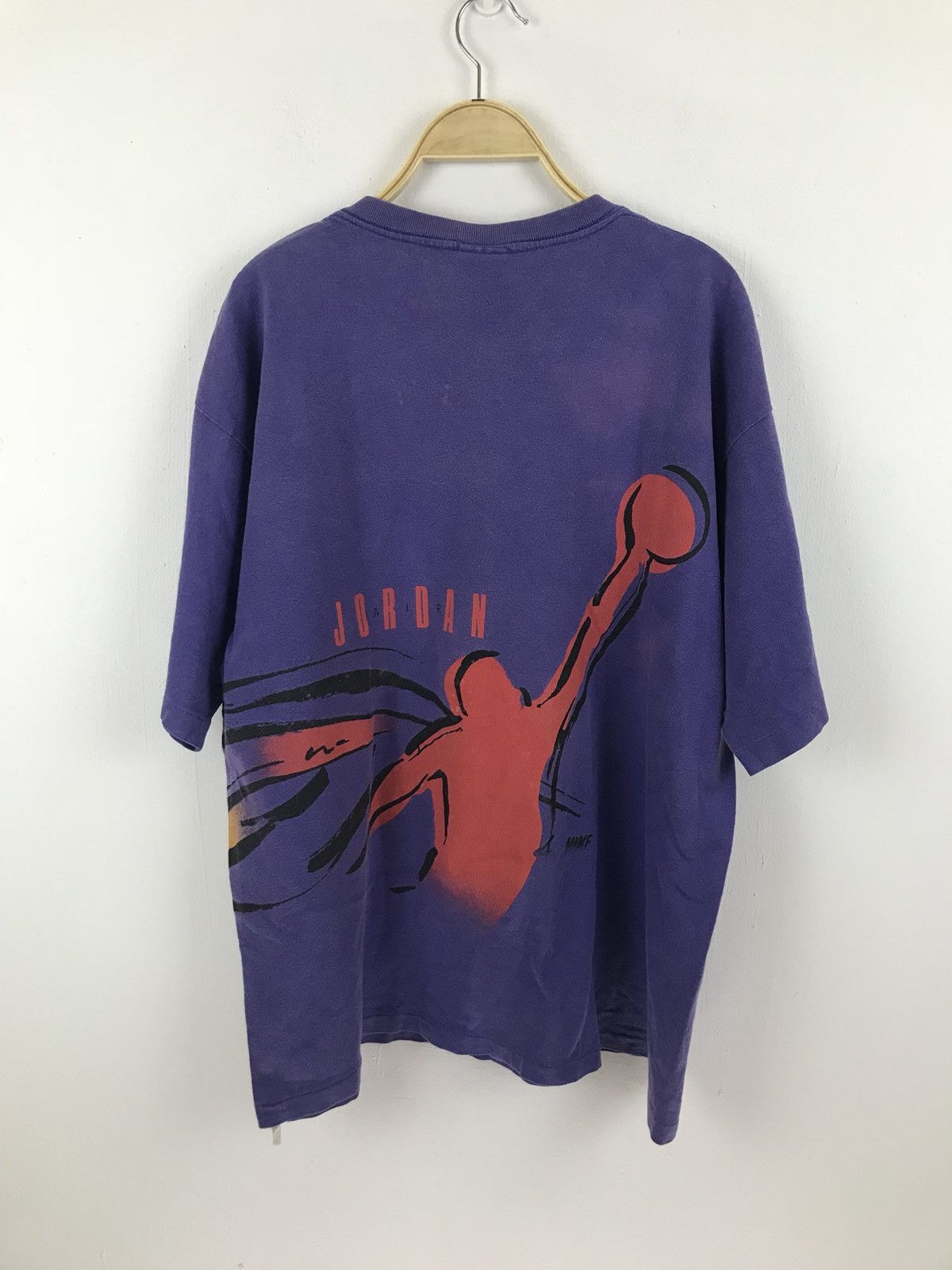 Nike Vintage Nike Michael Jordan 90s Grey tag Shirt Size US M / EU 48-50 / 2 - 2 Thumbnail