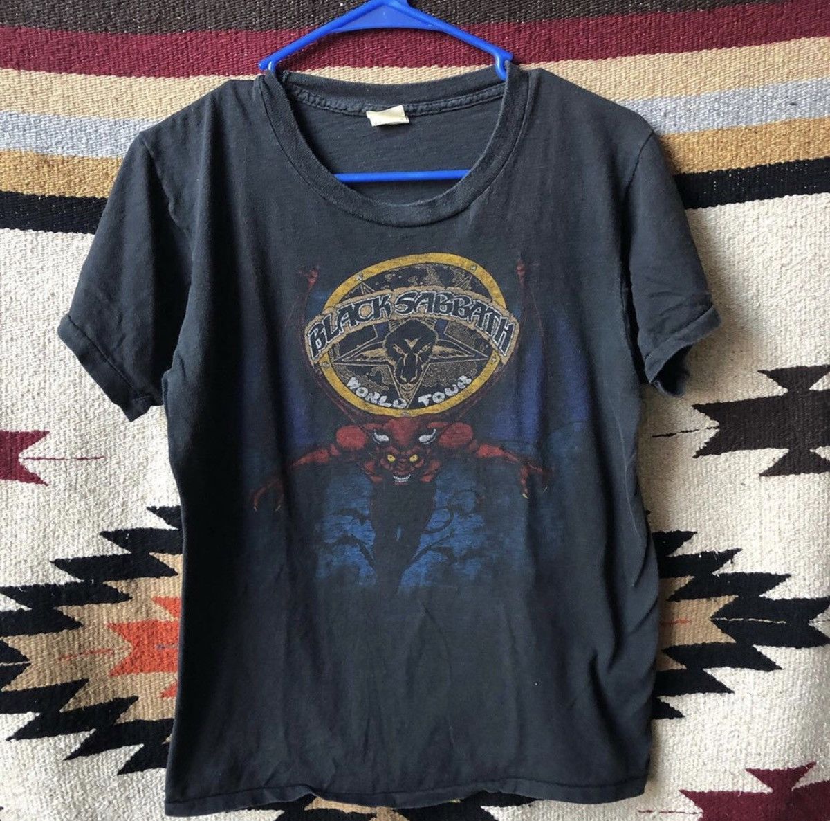 Band Tees Vintage 80s Black Sabbath Band Tee Size US S / EU 44-46 / 1 - 1 Thumbnail