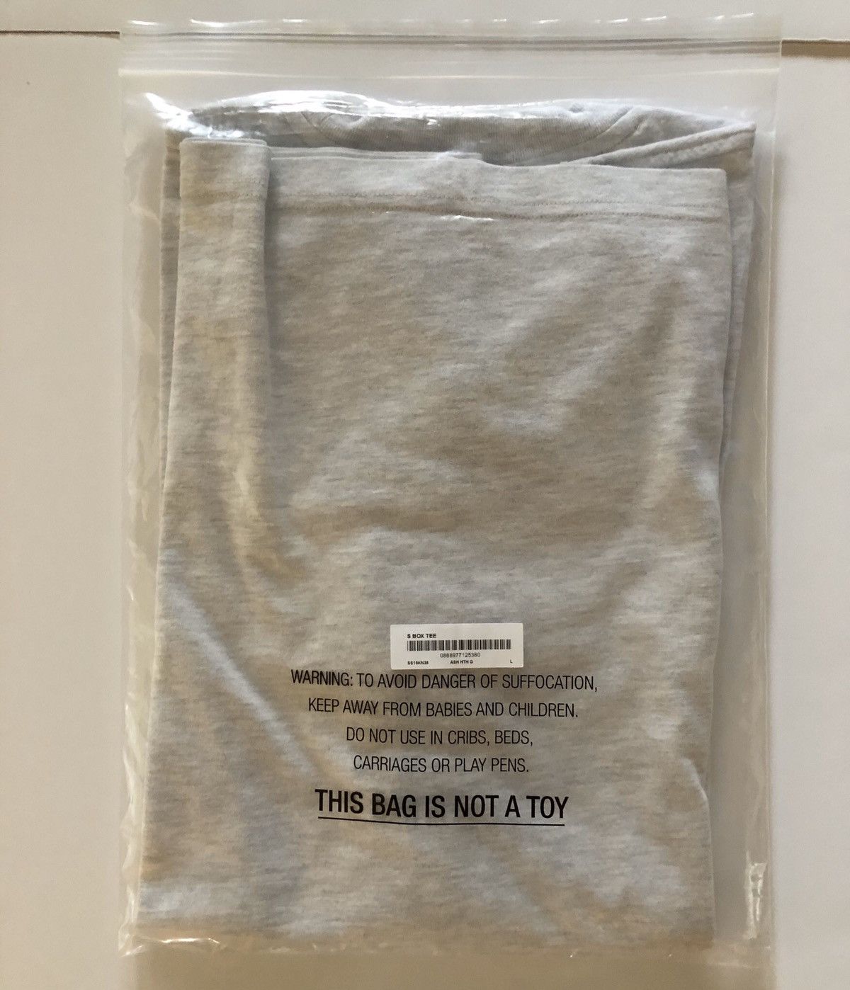 Supreme Supreme small box logo tee SS16 Ash Heather Gray L NEW Size US L / EU 52-54 / 3 - 6 Thumbnail