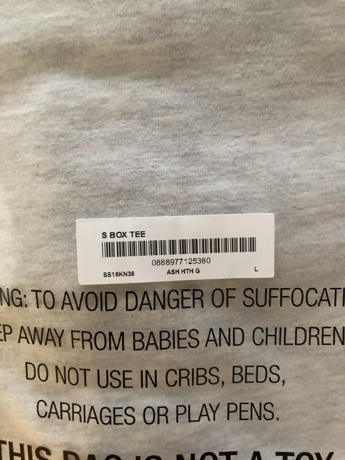 Supreme Supreme small box logo tee SS16 Ash Heather Gray L NEW Size US L / EU 52-54 / 3 - 7 Thumbnail