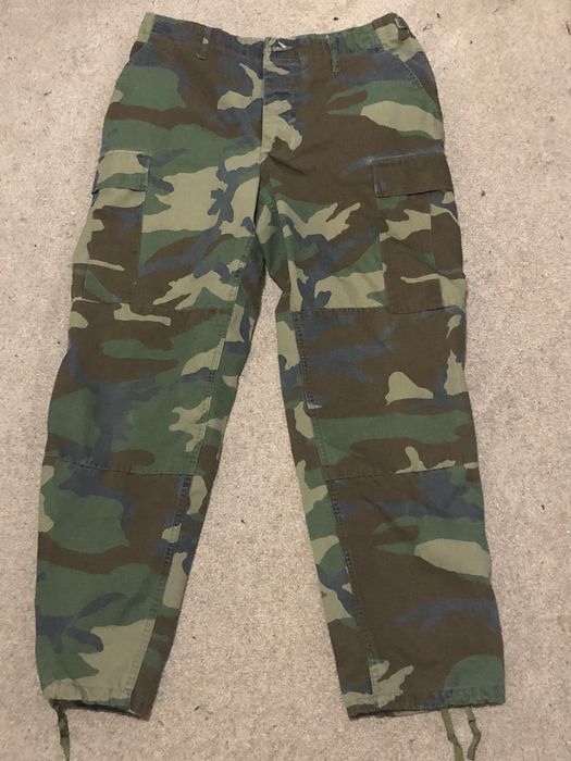 Vintage Camo military surplus cargo pants | Grailed