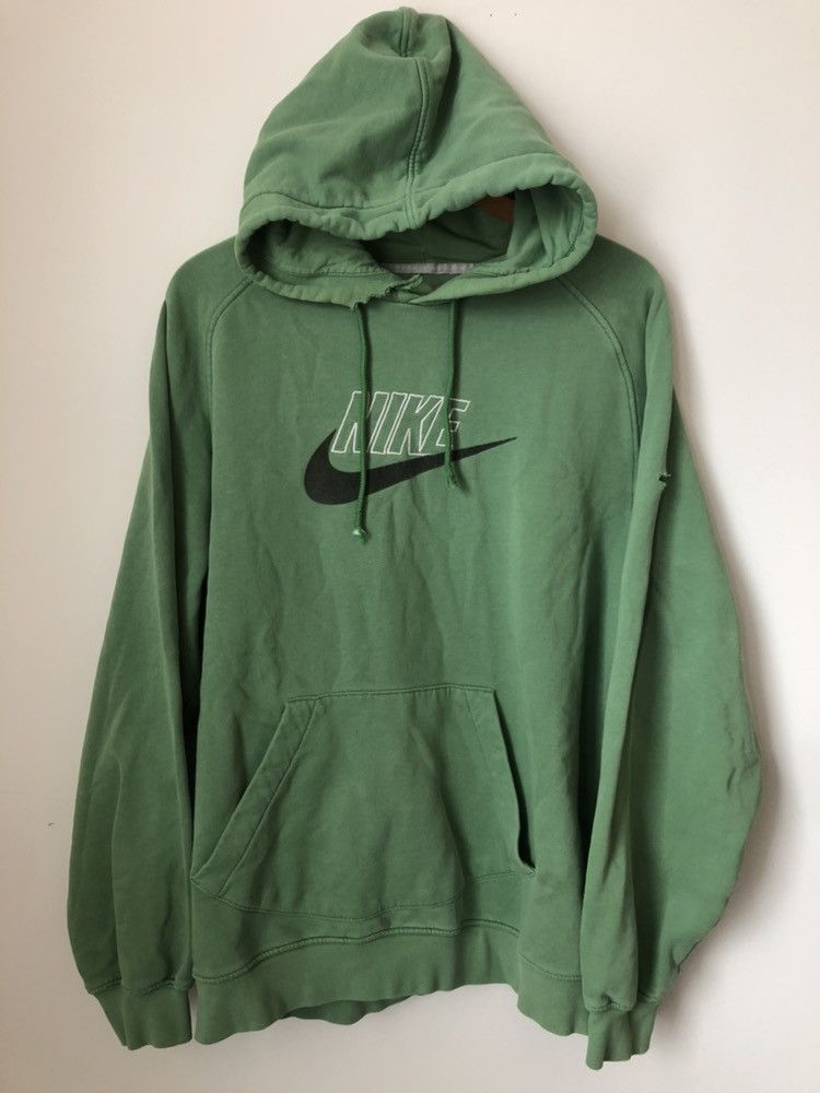 Nike Vintage nike sage green box logo hoodie supreme center check Size US L / EU 52-54 / 3 - 1 Preview