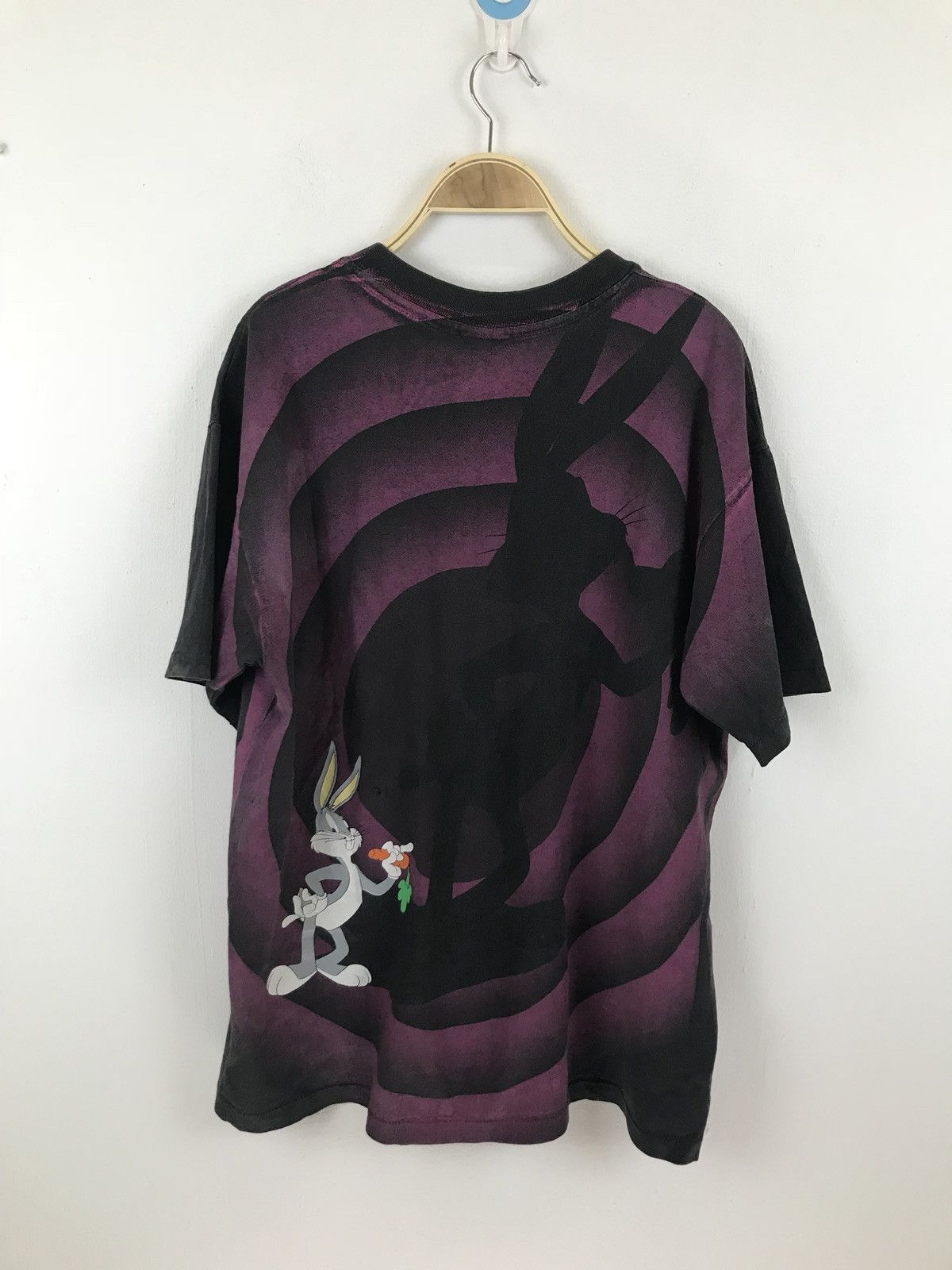 Cartoon Network Vintage Bugs Bunny Looney Tunes Chracter All Overprint Size US L / EU 52-54 / 3 - 2 Thumbnail