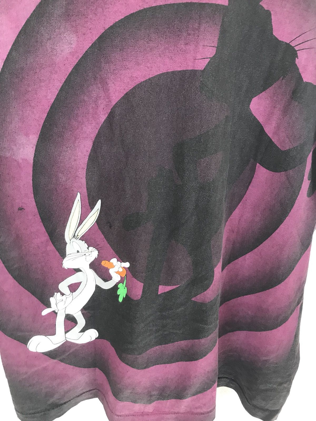 Cartoon Network Vintage Bugs Bunny Looney Tunes Chracter All Overprint Size US L / EU 52-54 / 3 - 6 Thumbnail