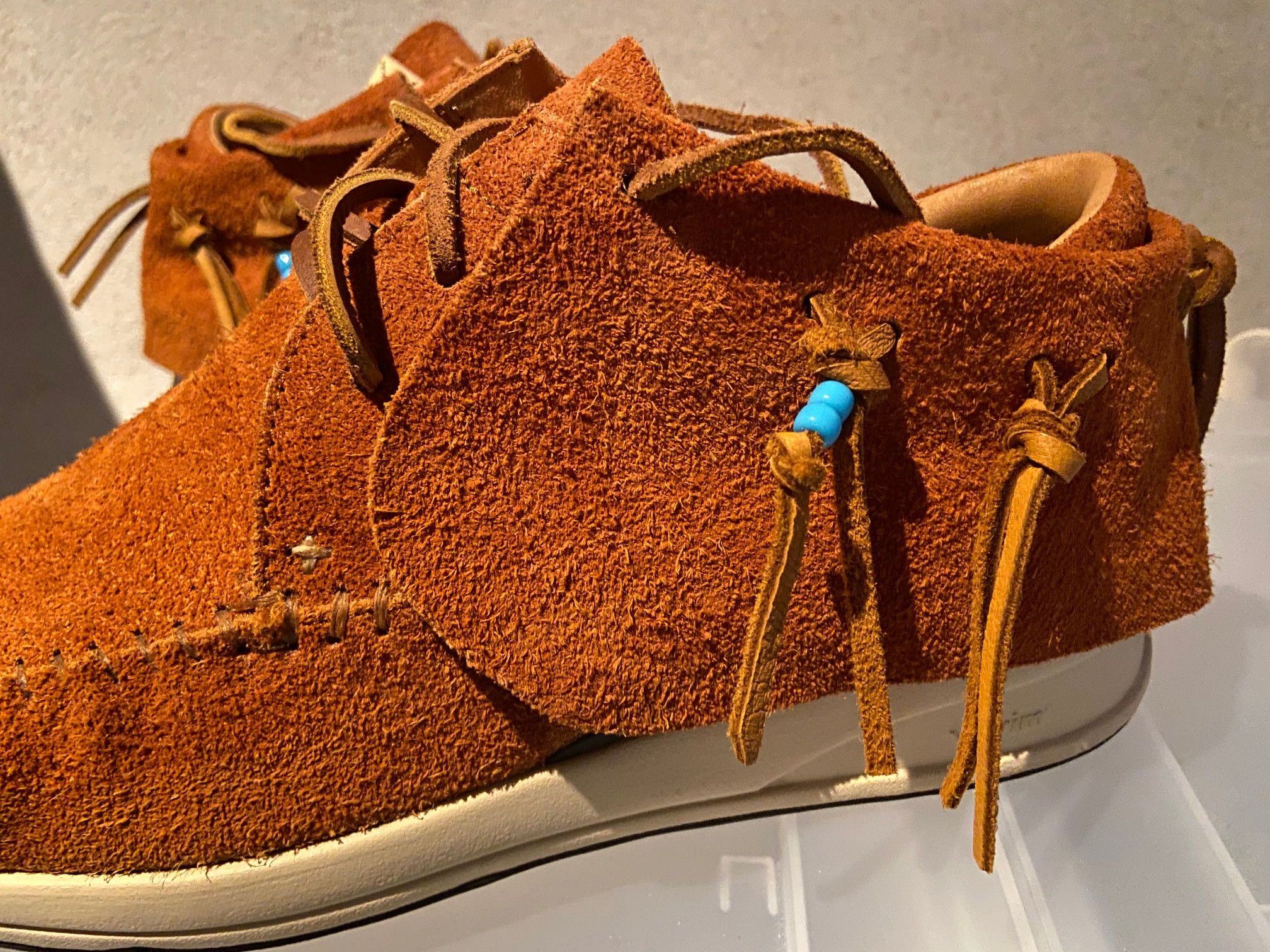 Visvim Visvim FBT Red Dirt with beads 2019 version Size US 9.5 / EU 42-43 - 2 Thumbnail
