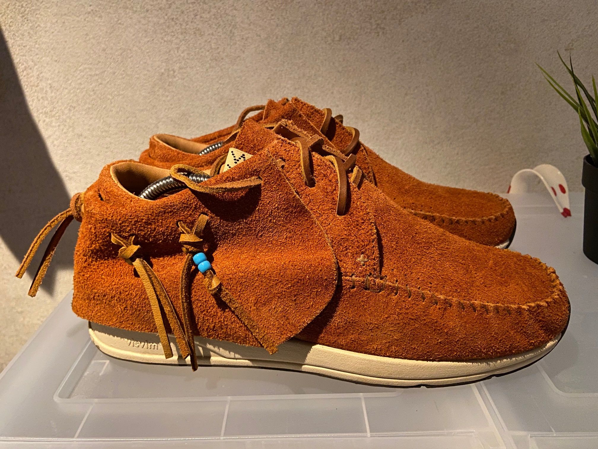 Visvim Visvim FBT Red Dirt with beads 2019 version Size US 9.5 / EU 42-43 - 6 Thumbnail