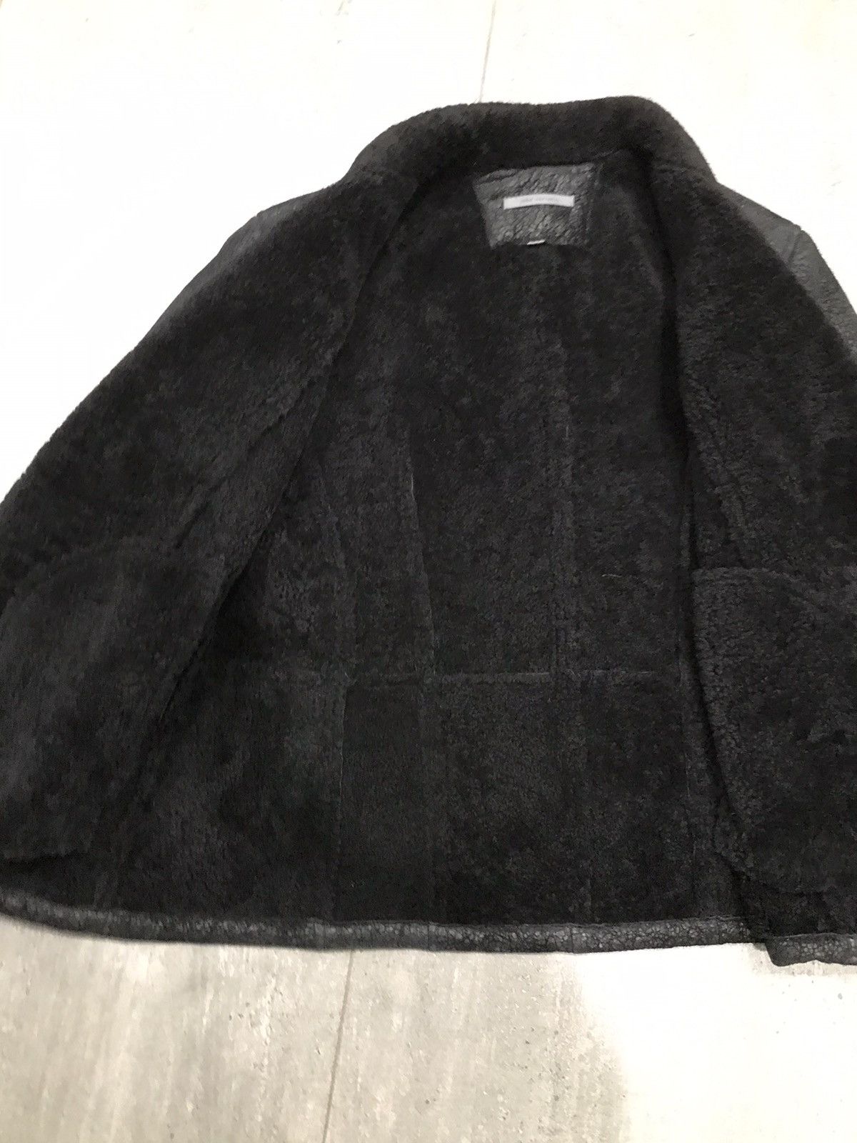 John Varvatos Asymmetrical Biker Shearling Jacket EU 50 USA 40 Size US M / EU 48-50 / 2 - 8 Thumbnail
