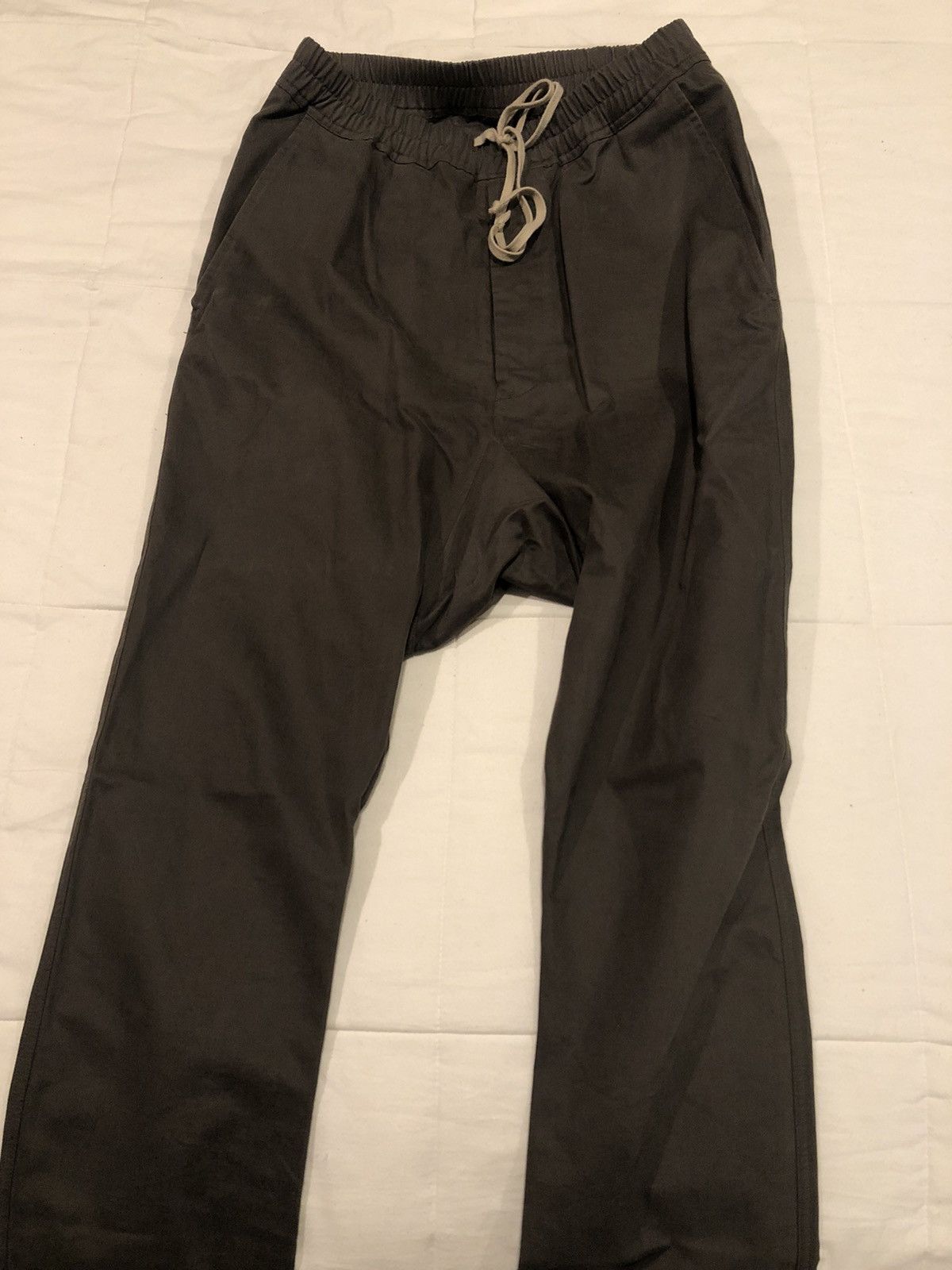 Rick Owens Drkshdw Rick Owens DRKSHDW Dropcrotch Pants Size M Size US 30 / EU 46 - 1 Thumbnail