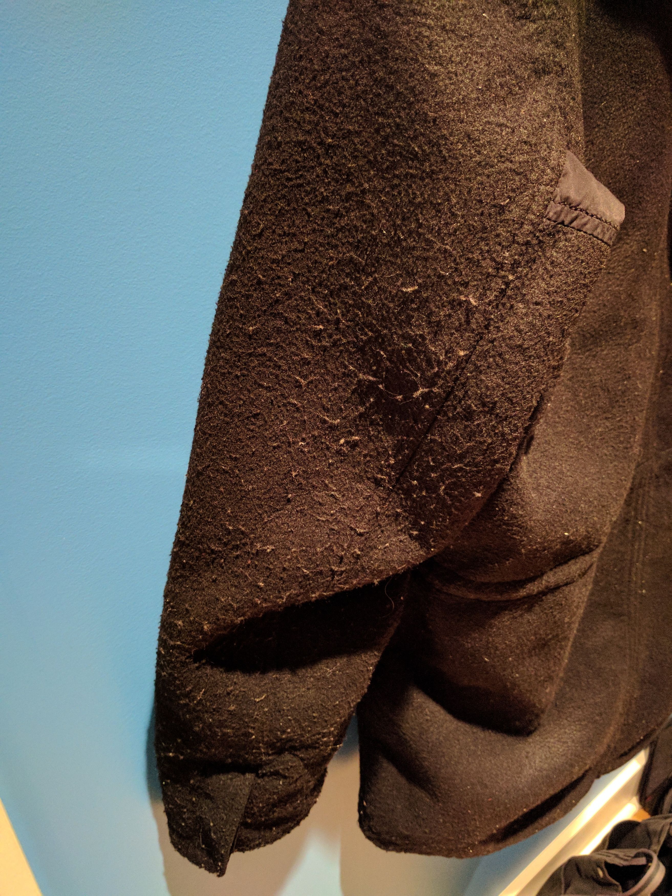 Esemplare Black Boiled Polyester Fishtail Parka Fits L, Tagged XL Size US L / EU 52-54 / 3 - 7 Thumbnail