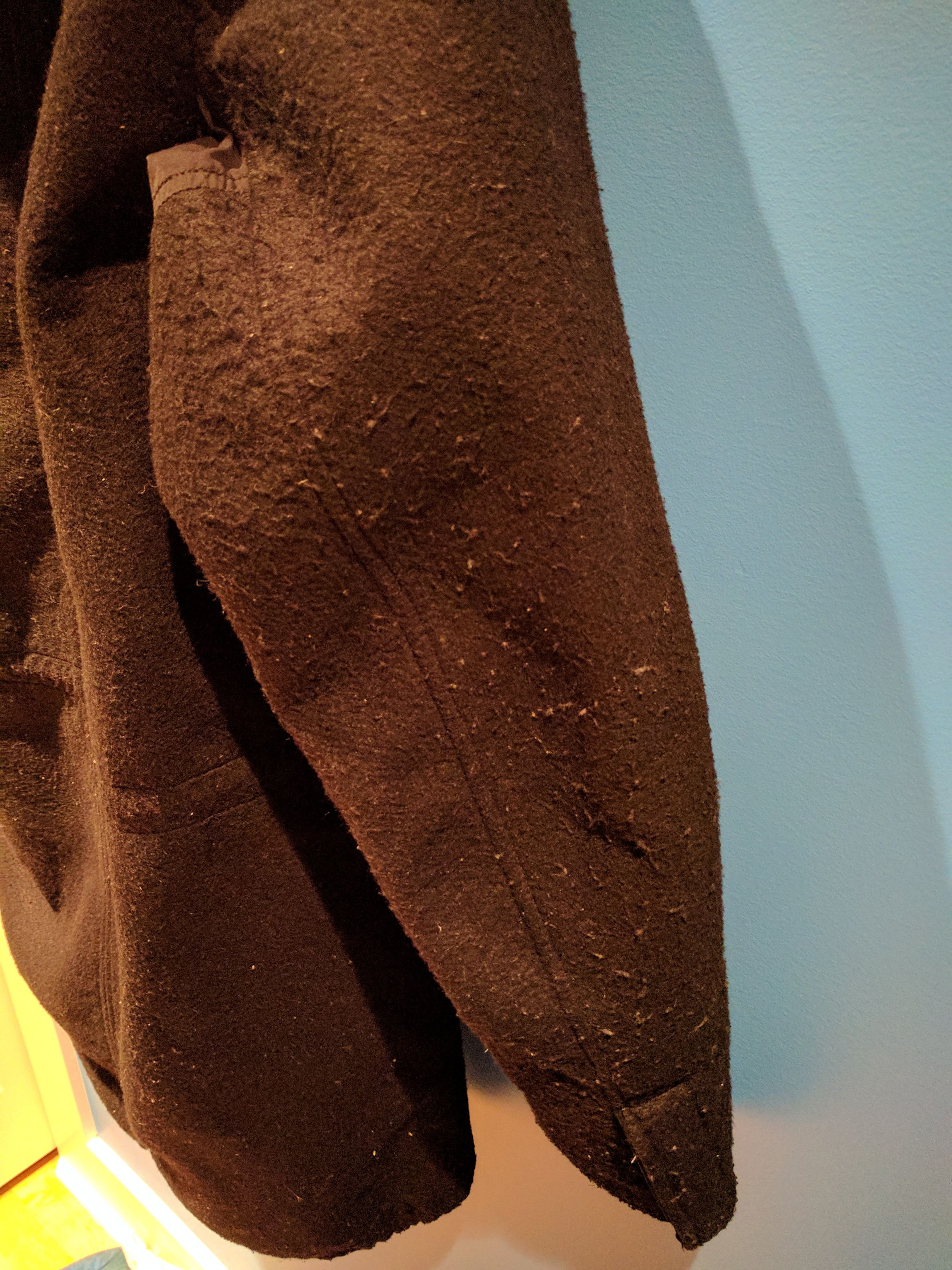 Esemplare Black Boiled Polyester Fishtail Parka Fits L, Tagged XL Size US L / EU 52-54 / 3 - 6 Thumbnail