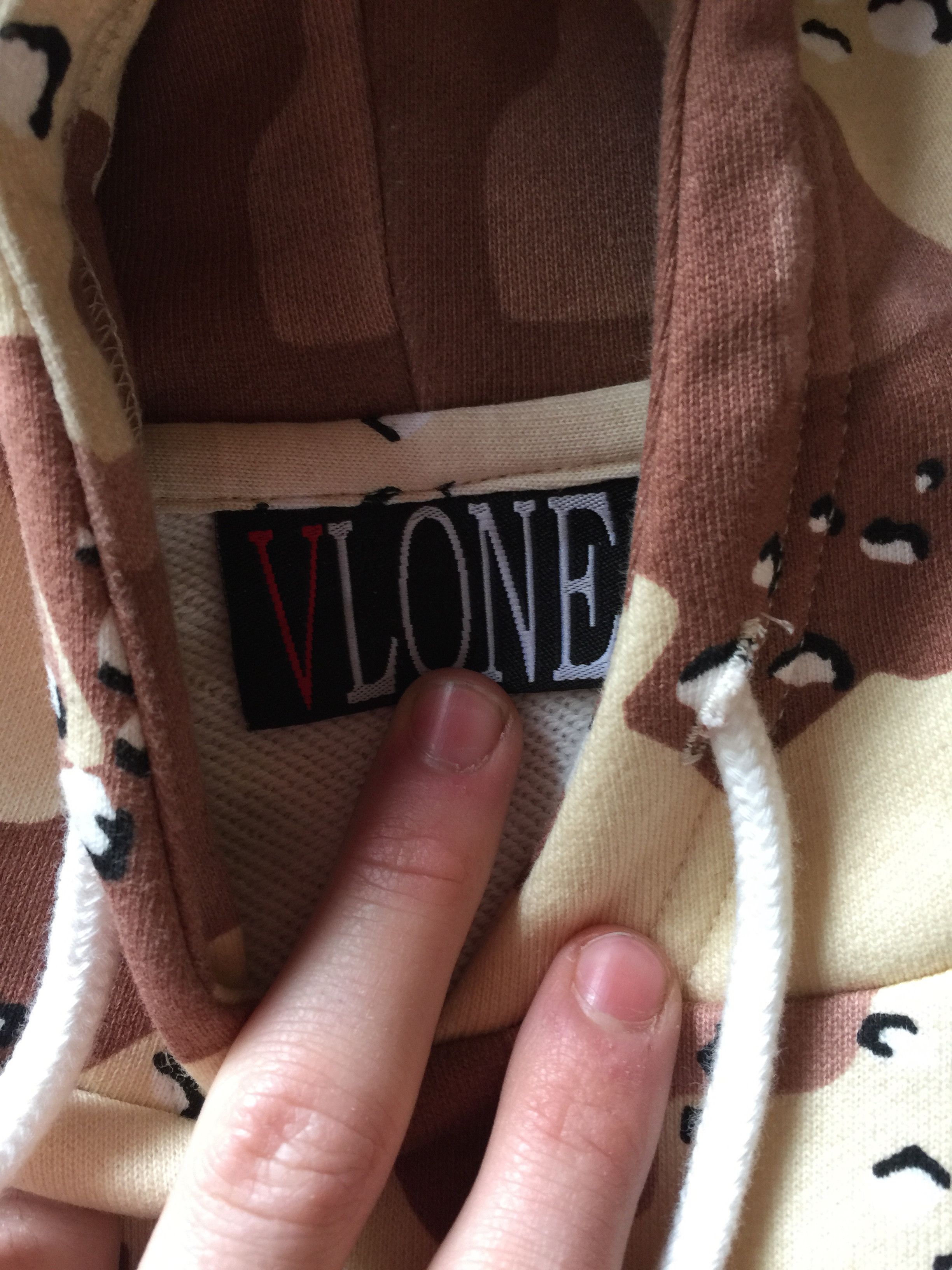 Vlone Vlone sand camo hoodie | Grailed