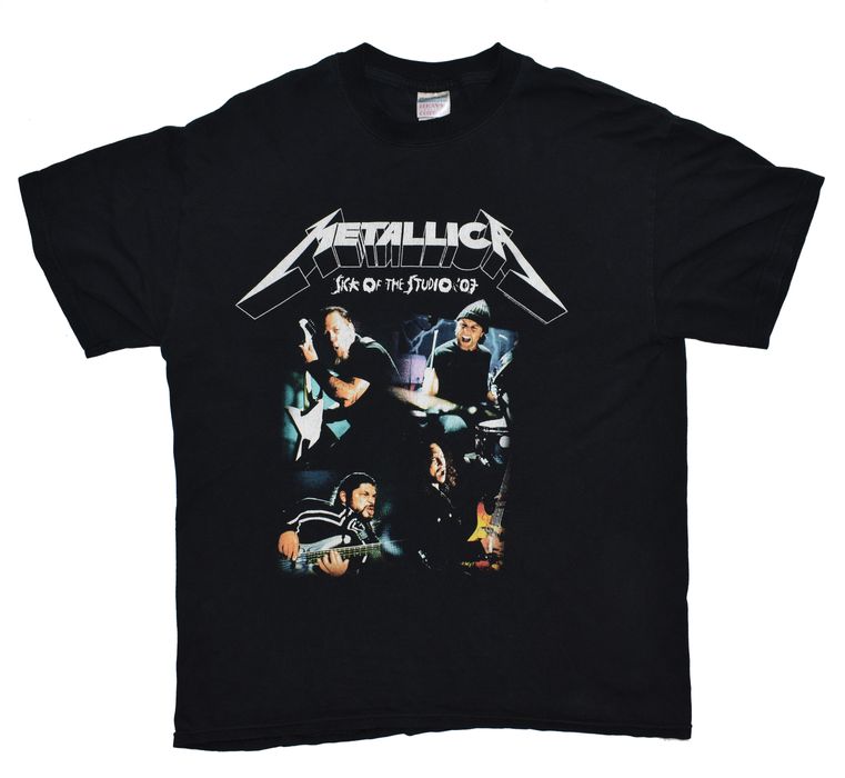 Metallica Metalica 2007 Sick Of Studio Tour T shirt M L | Grailed