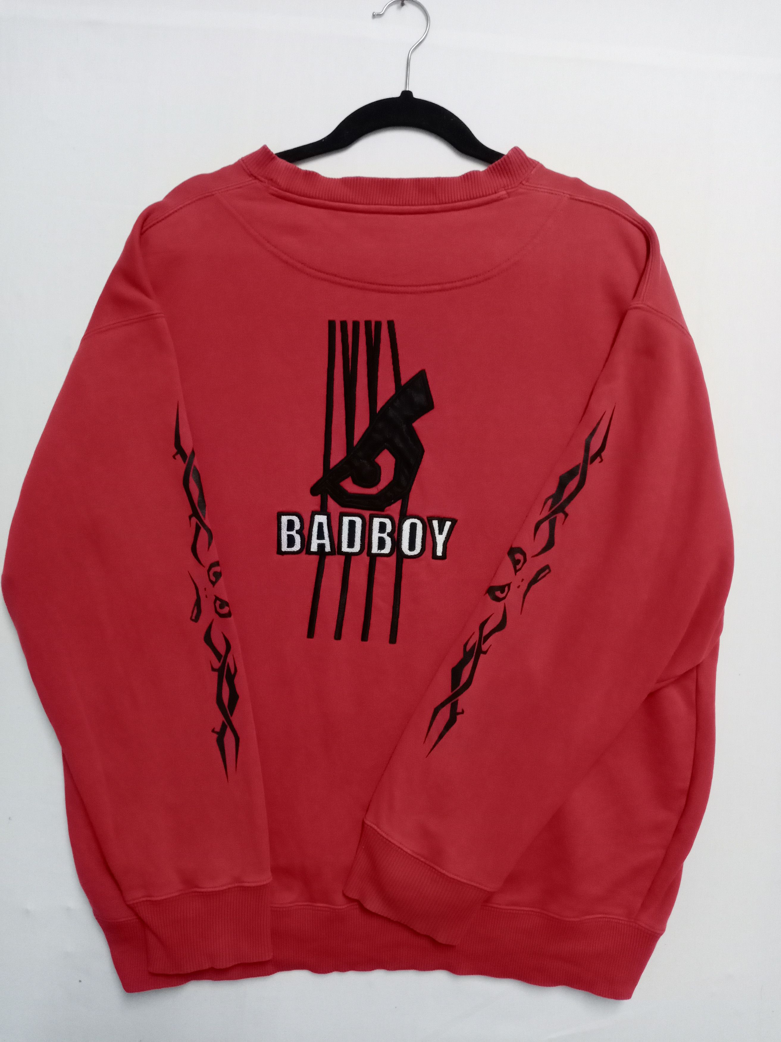 Vintage Vintage Bad Boy embroidered hip hop sweatshirt Size US XL / EU 56 / 4 - 1 Thumbnail