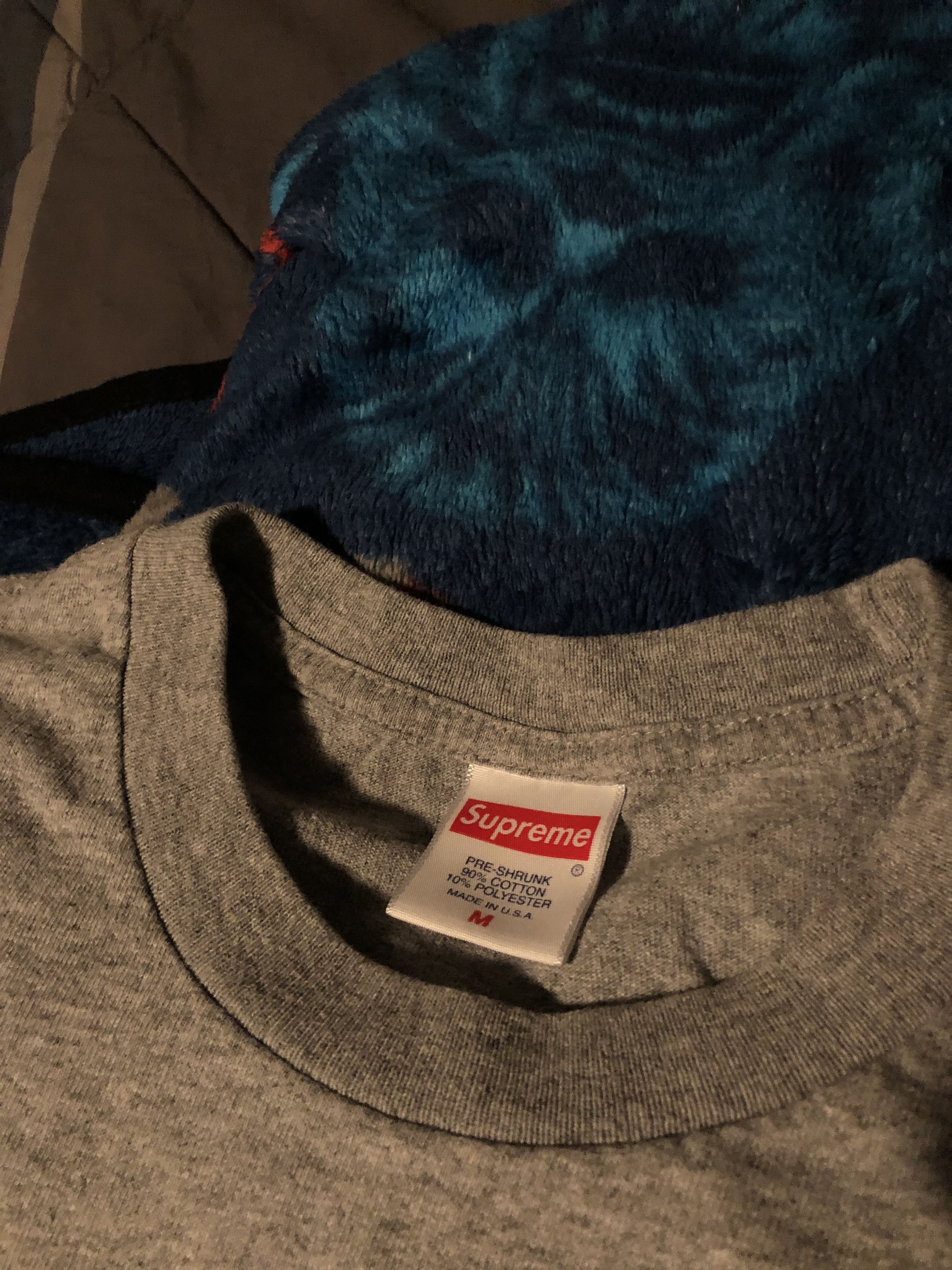 Supreme Flower Long Sleeve Gray