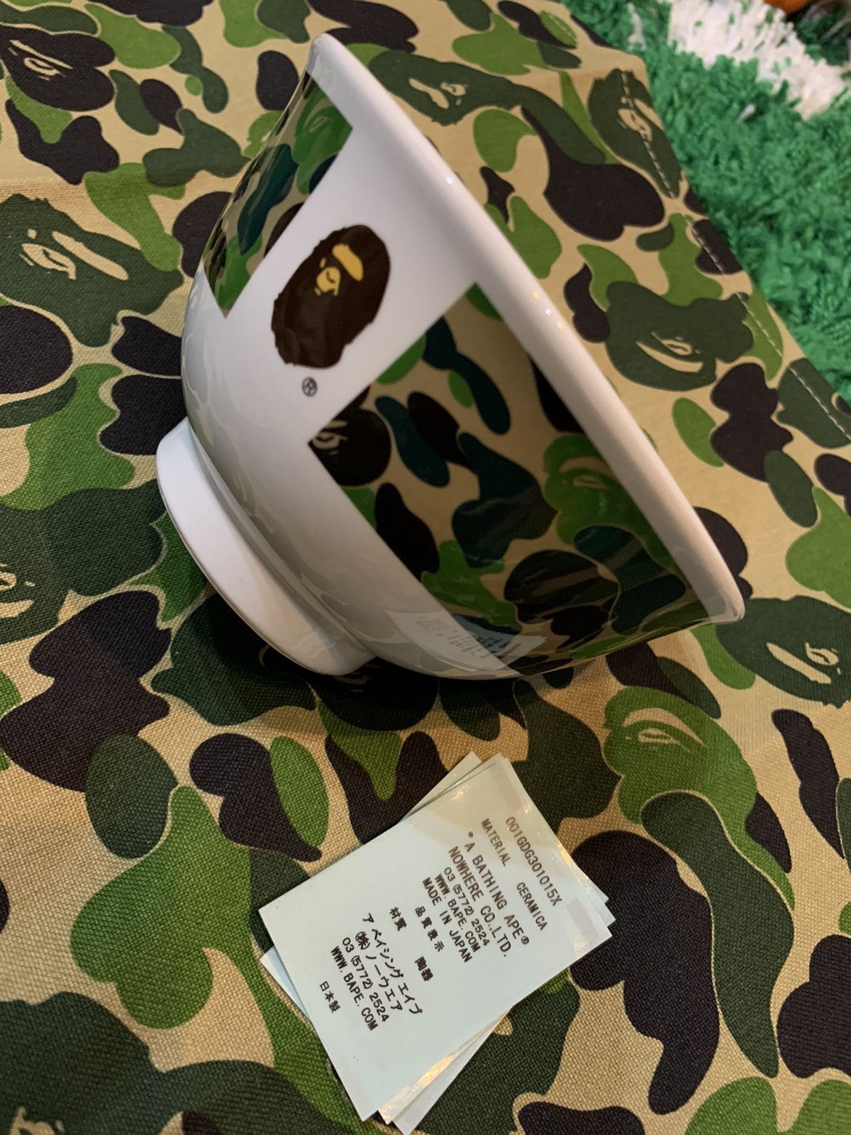 Bape Bape Camo Green Bowl Made In Japan Size ONE SIZE - 2 Thumbnail