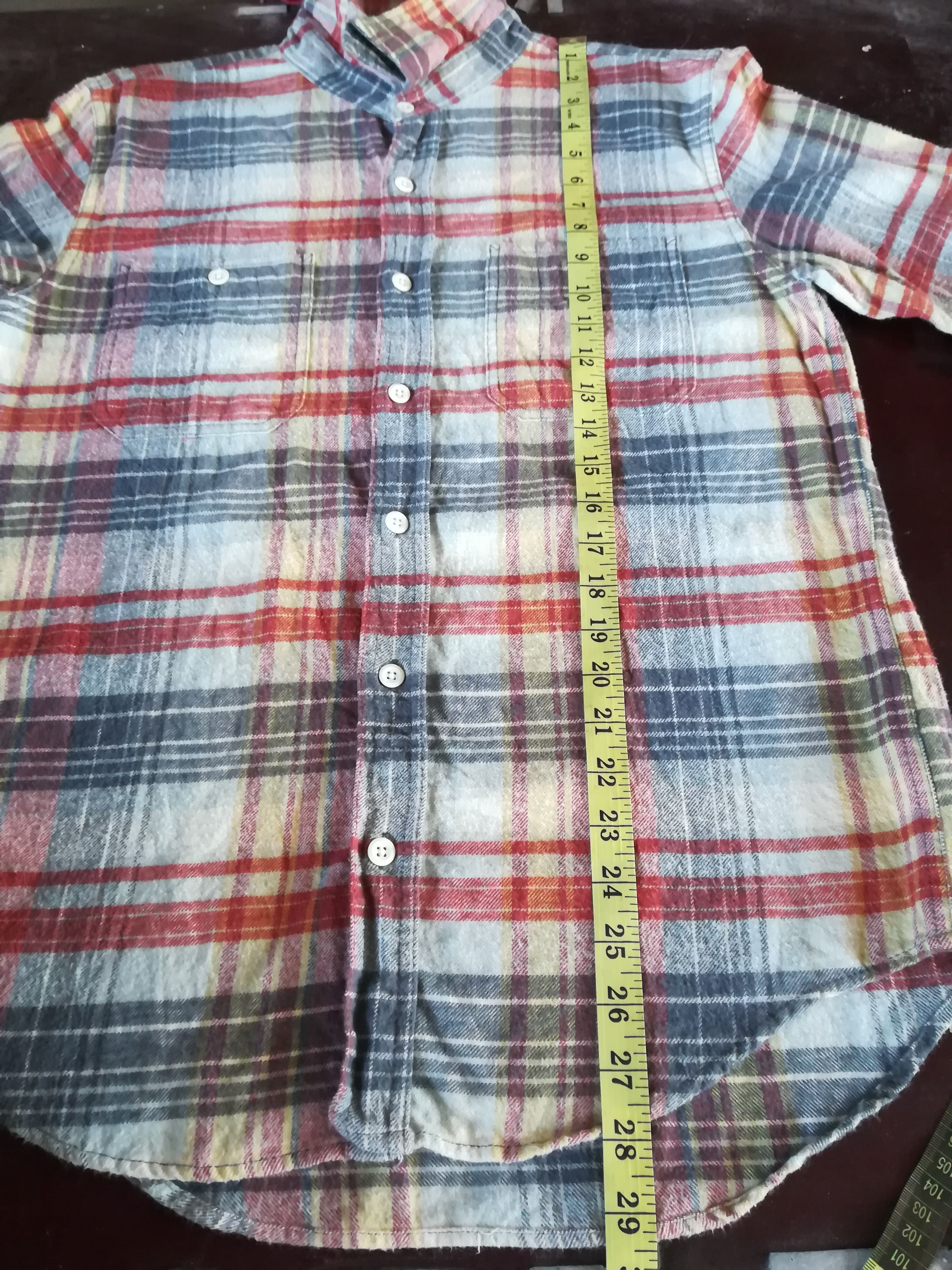 Flannel × Oshkosh Oshkosh Chekered Flannel American Cowboy Style Size US M / EU 48-50 / 2 - 6 Thumbnail