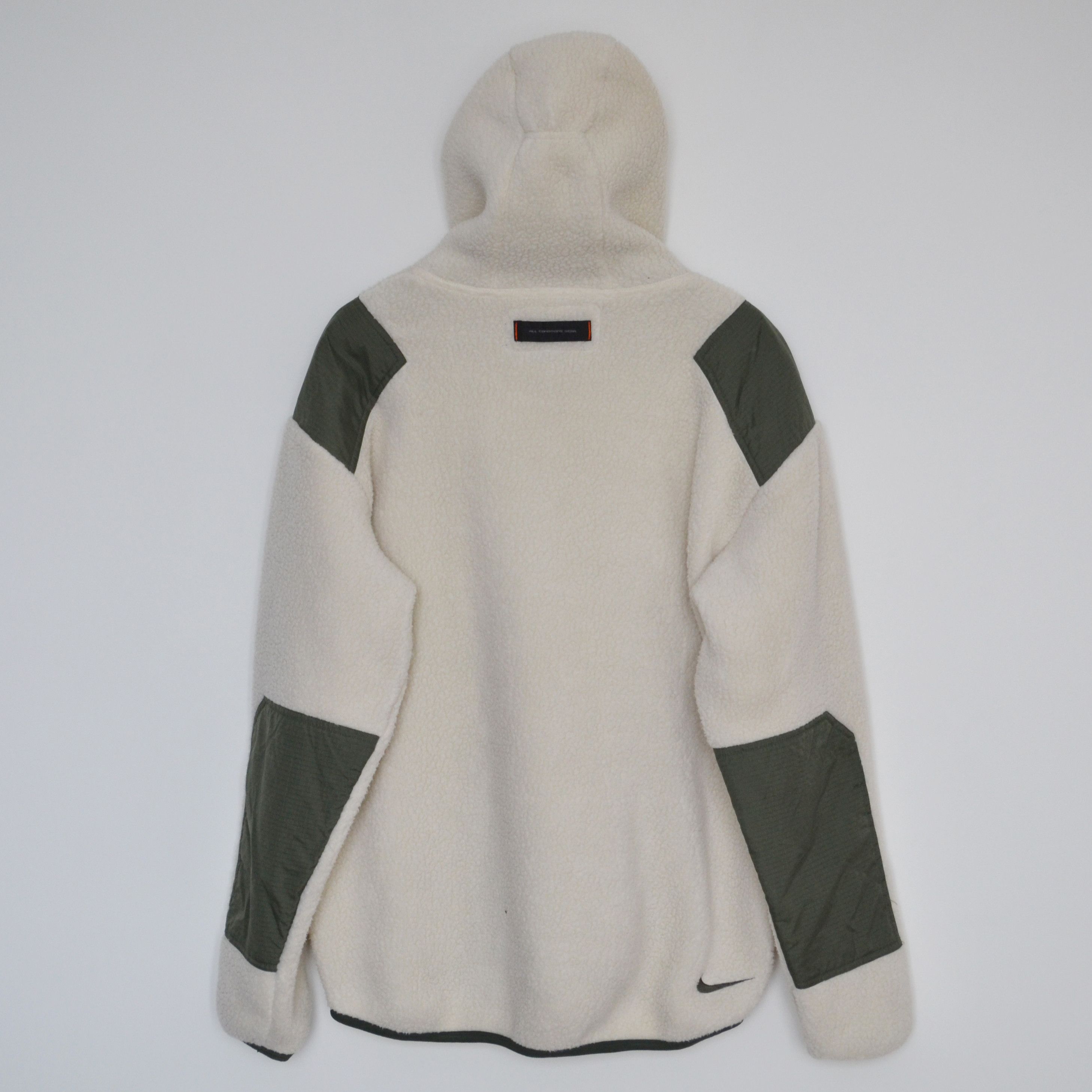 Nike ninja mask fleece sherpa anorak hoodie with nylon details Size US L / EU 52-54 / 3 - 2 Preview