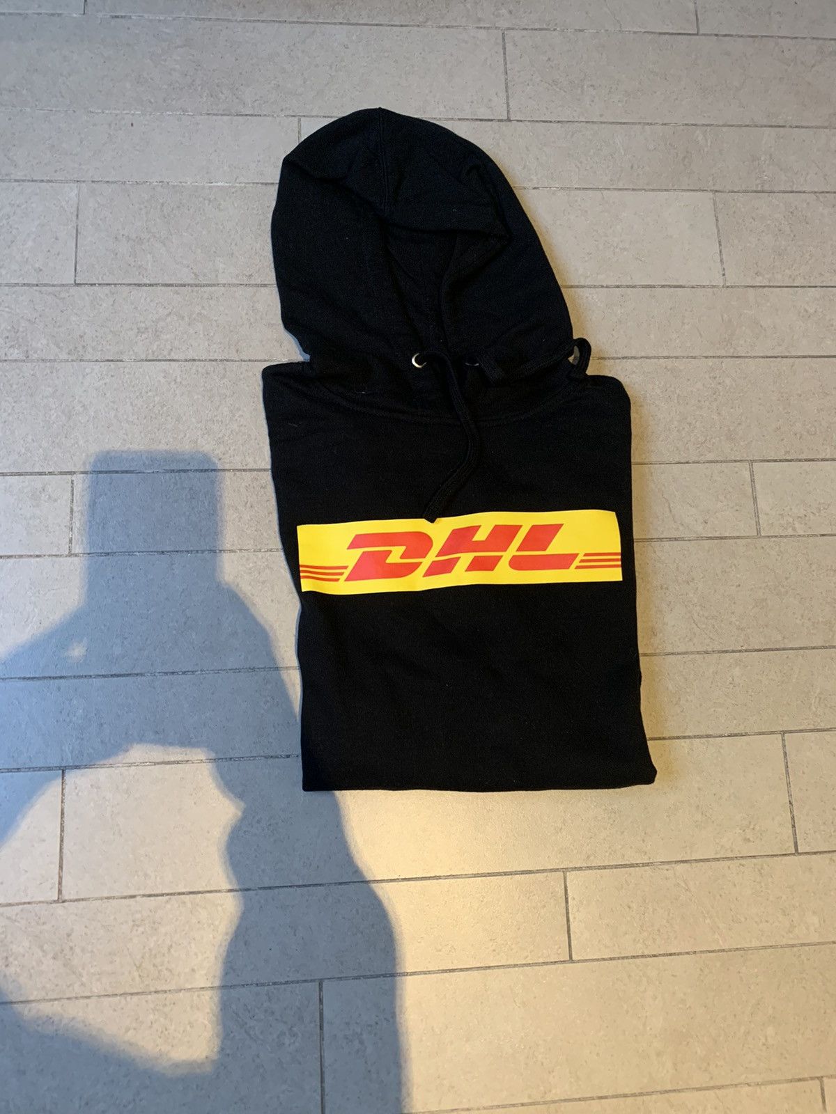 DHL X Anti Social selling Social Club Black Hoodie Size S