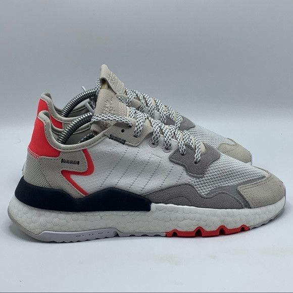 Adidas Adidas Nite Jogger White Shock Red F34123 Grailed