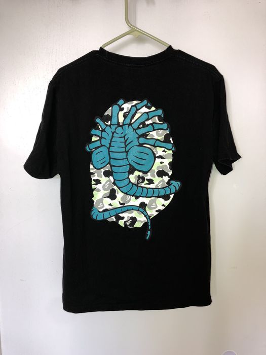 Bathing ape glow in the dark t shirt sale