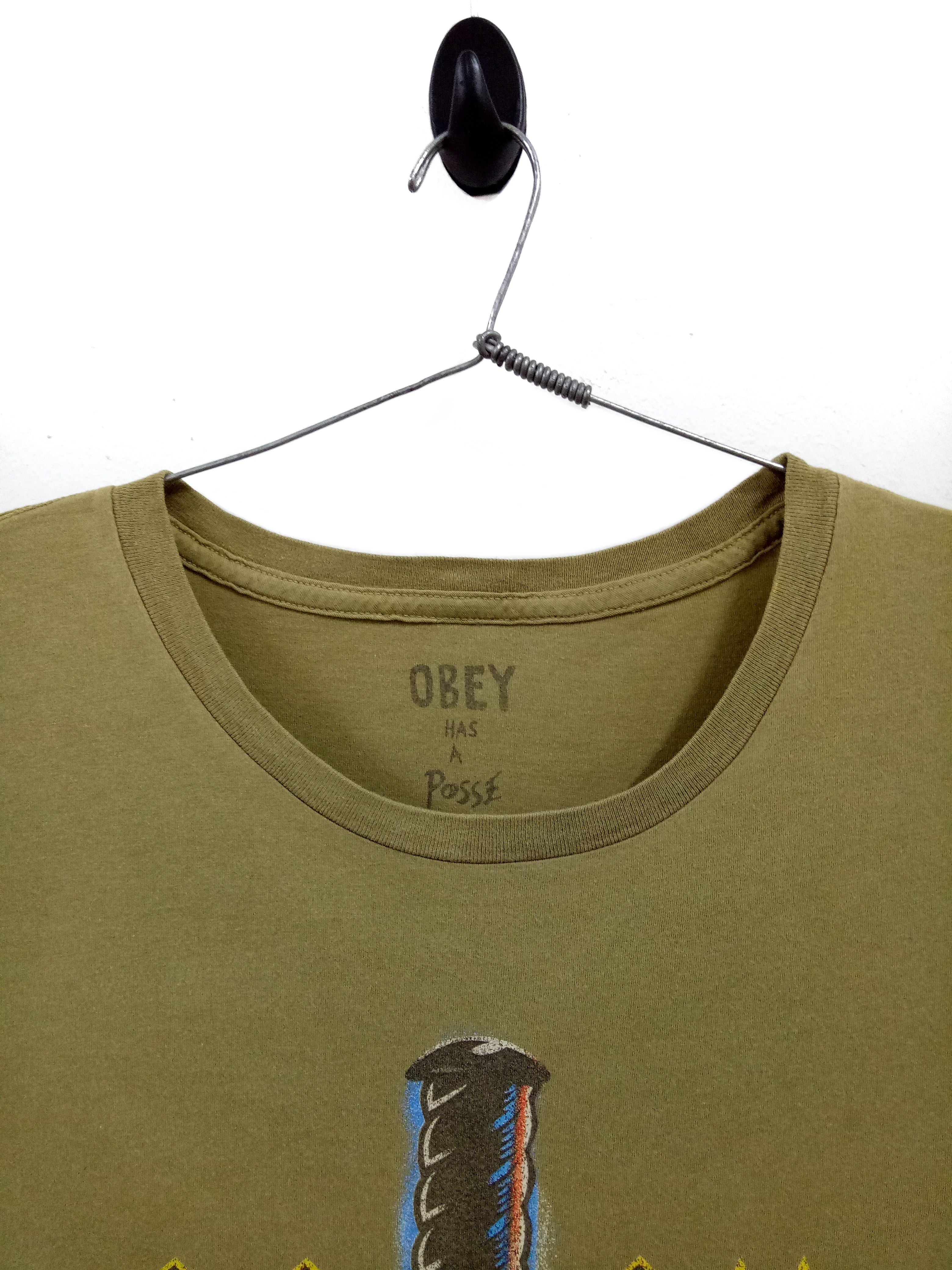 Very Rare Vintage OBEY Has A Posse Propaganda 1989 T-shirts Size US XL / EU 56 / 4 - 3 Thumbnail
