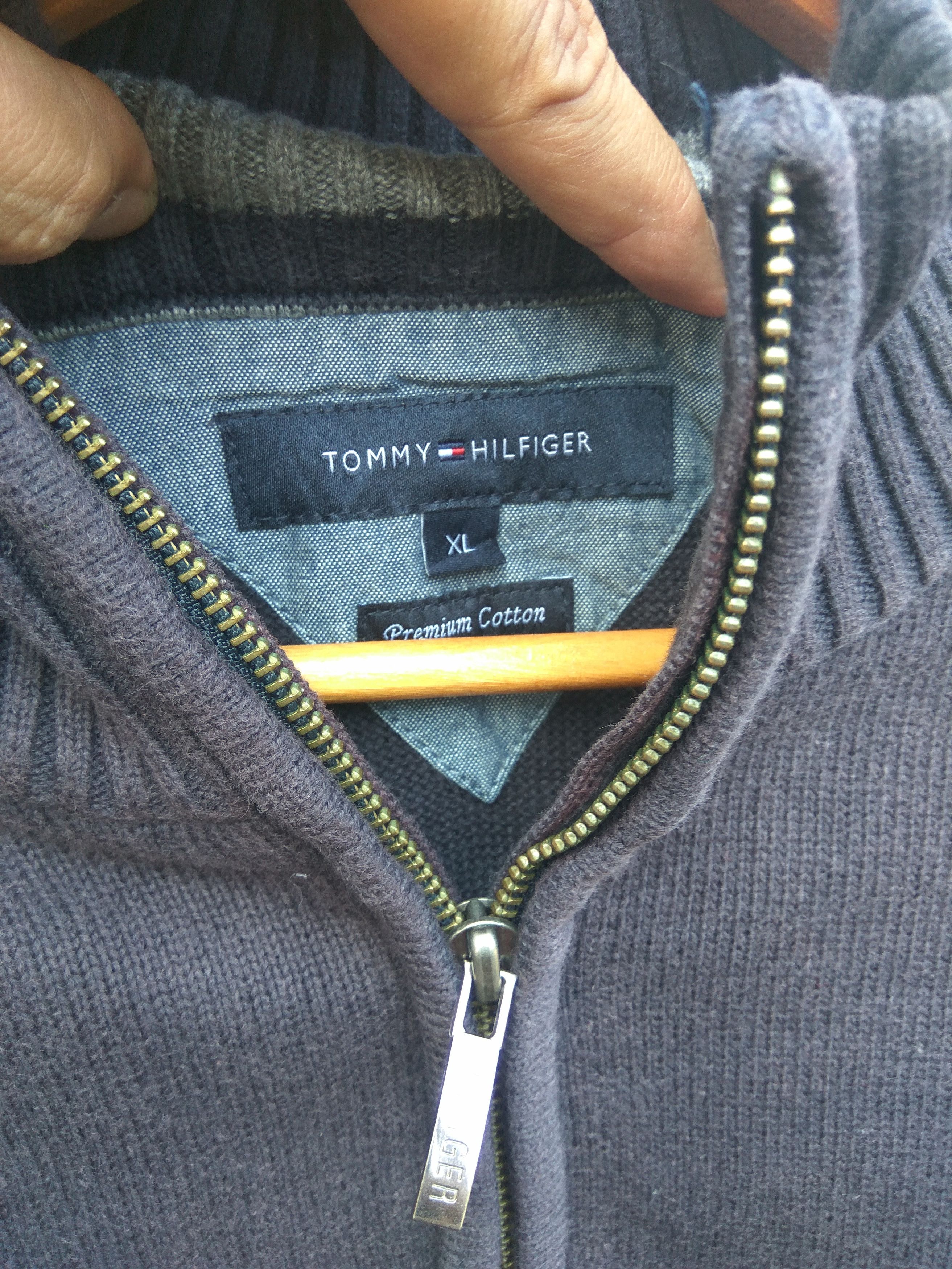 Tommy Hilfiger Tommy Hilfiger half zipper sweatshirt Size US L / EU 52-54 / 3 - 3 Thumbnail