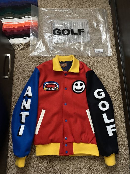 Golf Wang Anti Golf Varsity Jacket | Grailed