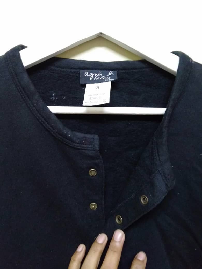 agnes b. Vintage Agnes B. Paris Full Button Sweatshirt Size 3 B23 Size US L / EU 52-54 / 3 - 6 Thumbnail