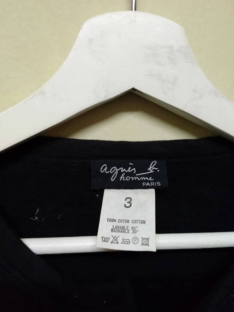 agnes b. Vintage Agnes B. Paris Full Button Sweatshirt Size 3 B23 Size US L / EU 52-54 / 3 - 2 Thumbnail
