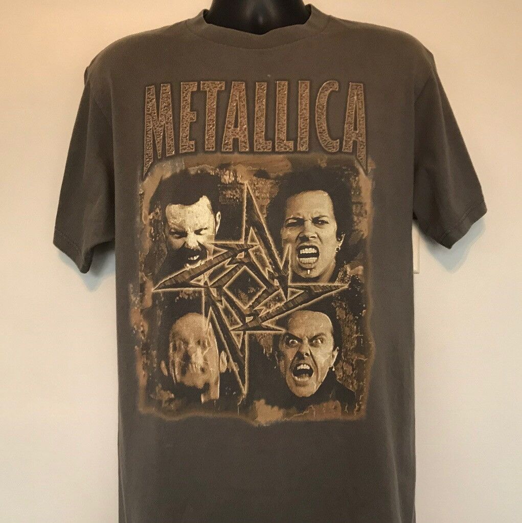 T-shirt Vintage Metallica '96-'97 Load Tour - Taille L, 100% Coton, Occasion Très Bon état