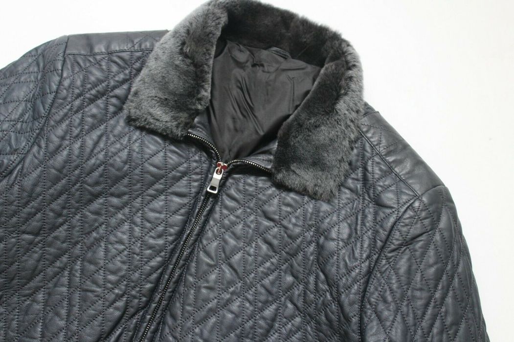 Vintage Final price! GINO PELLINI Leather Jacket Real Fur Italy | Grailed