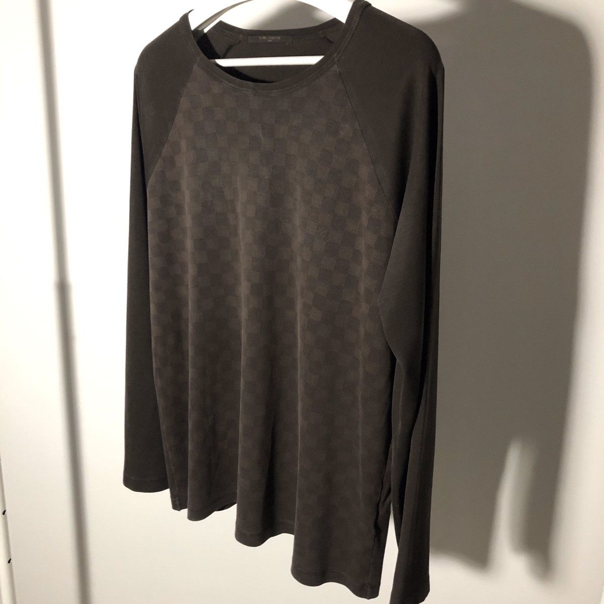 Louis Vuitton 2010 Damier Ebene Pattern T-Shirt XL