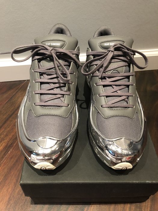 adidas raf simons ozweego silver
