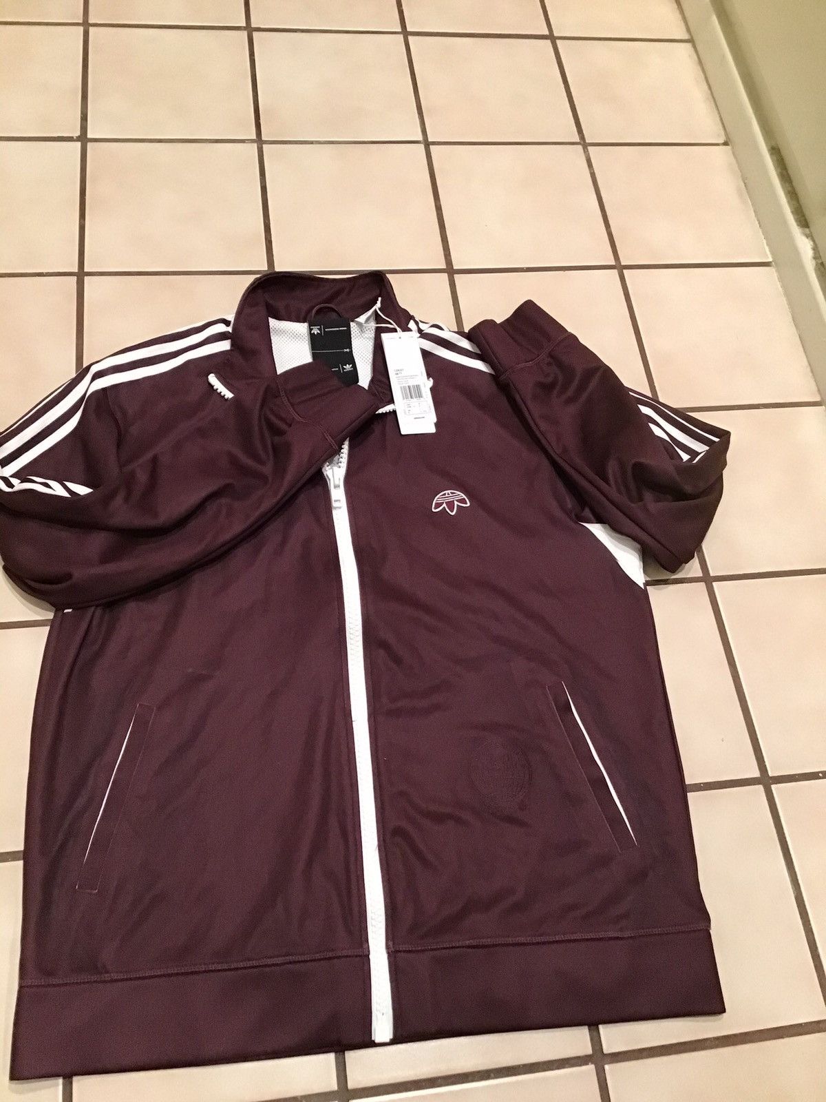 Adidas Alexander Wang NWT Alexander Wang Adidas Trefoil Face Side Zip Track Jacket Grailed