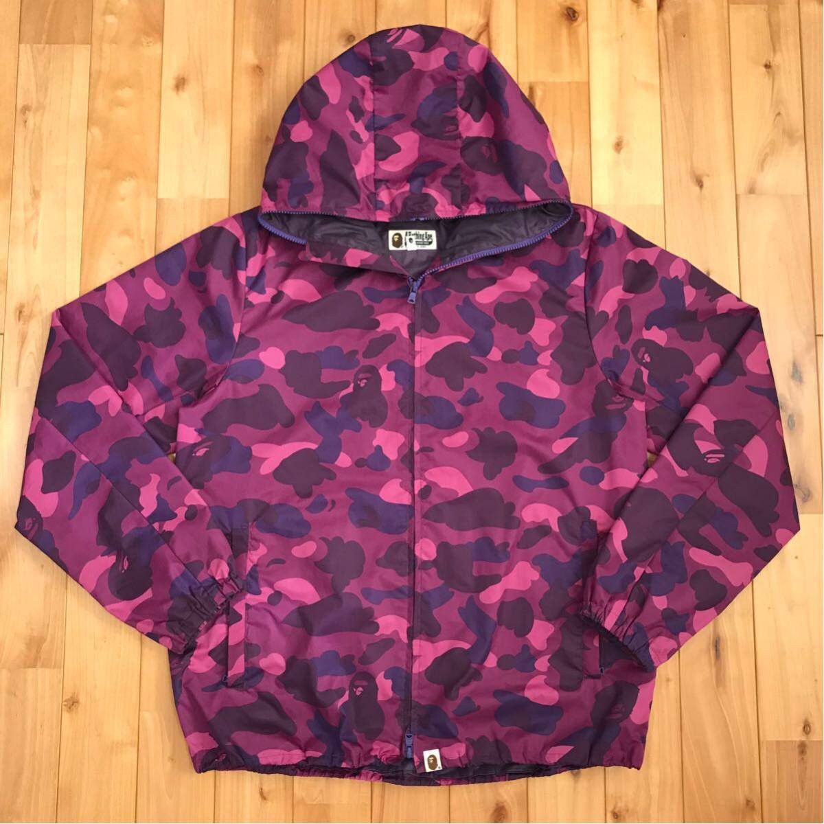Bape BAPE purple camo mountain hoodie Size US XL / EU 56 / 4 - 1 Thumbnail